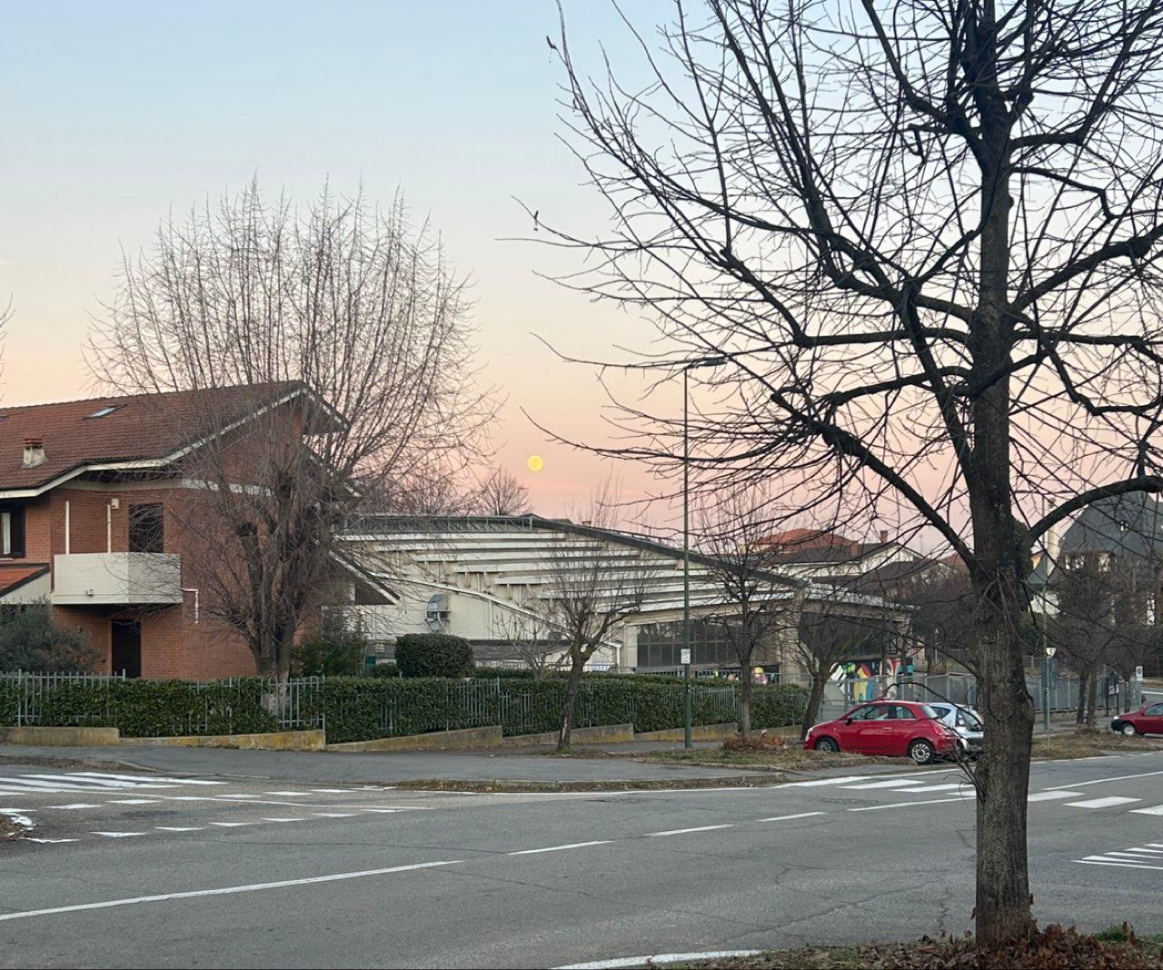 The Moon over Rivalta di Torino, Italia — full moon, Lunar Day 15