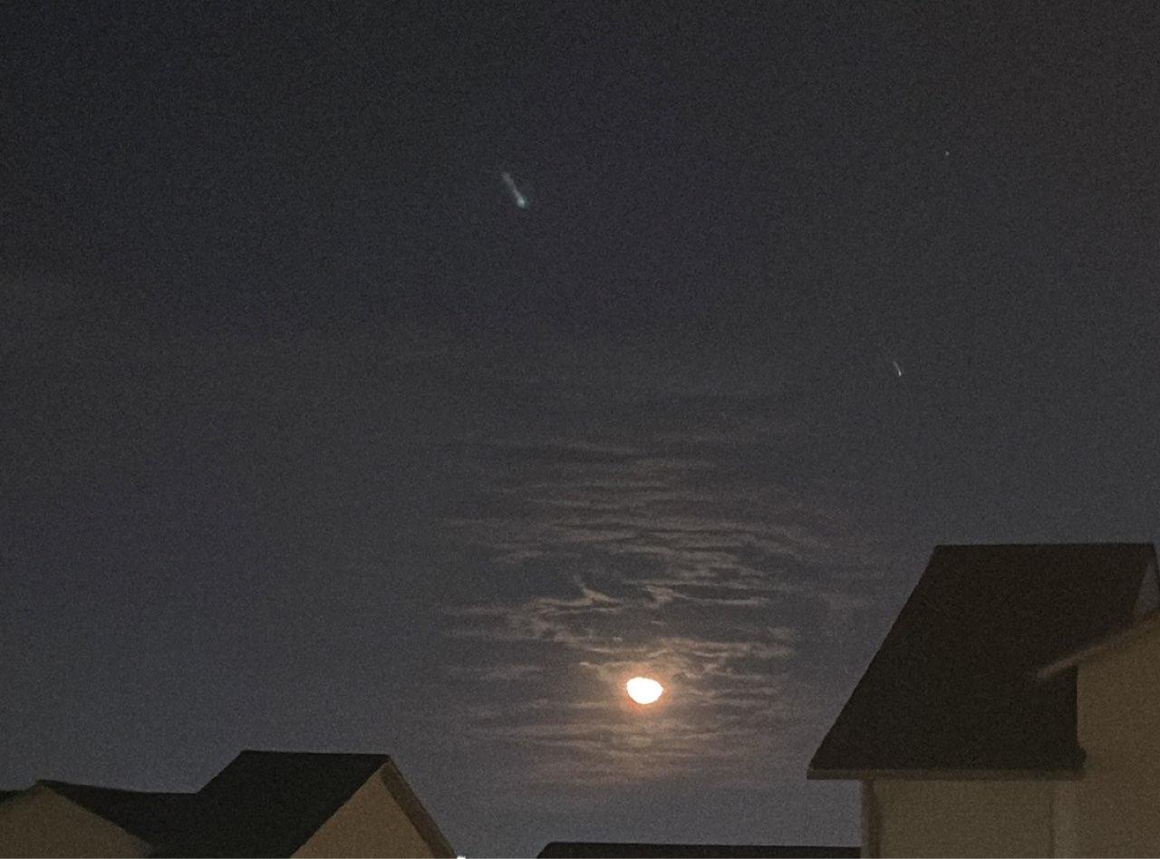 The Moon over Farmers Branch, Estados Unidos — waning gibbous, Lunar Day 20