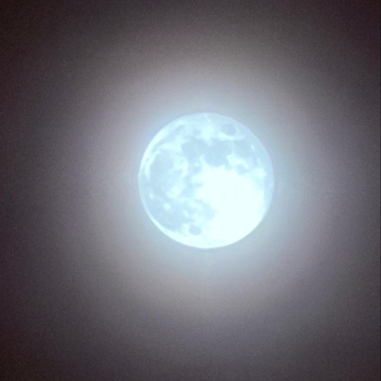 The Moon over St Albans, United Kingdom — full moon, Lunar Day 16