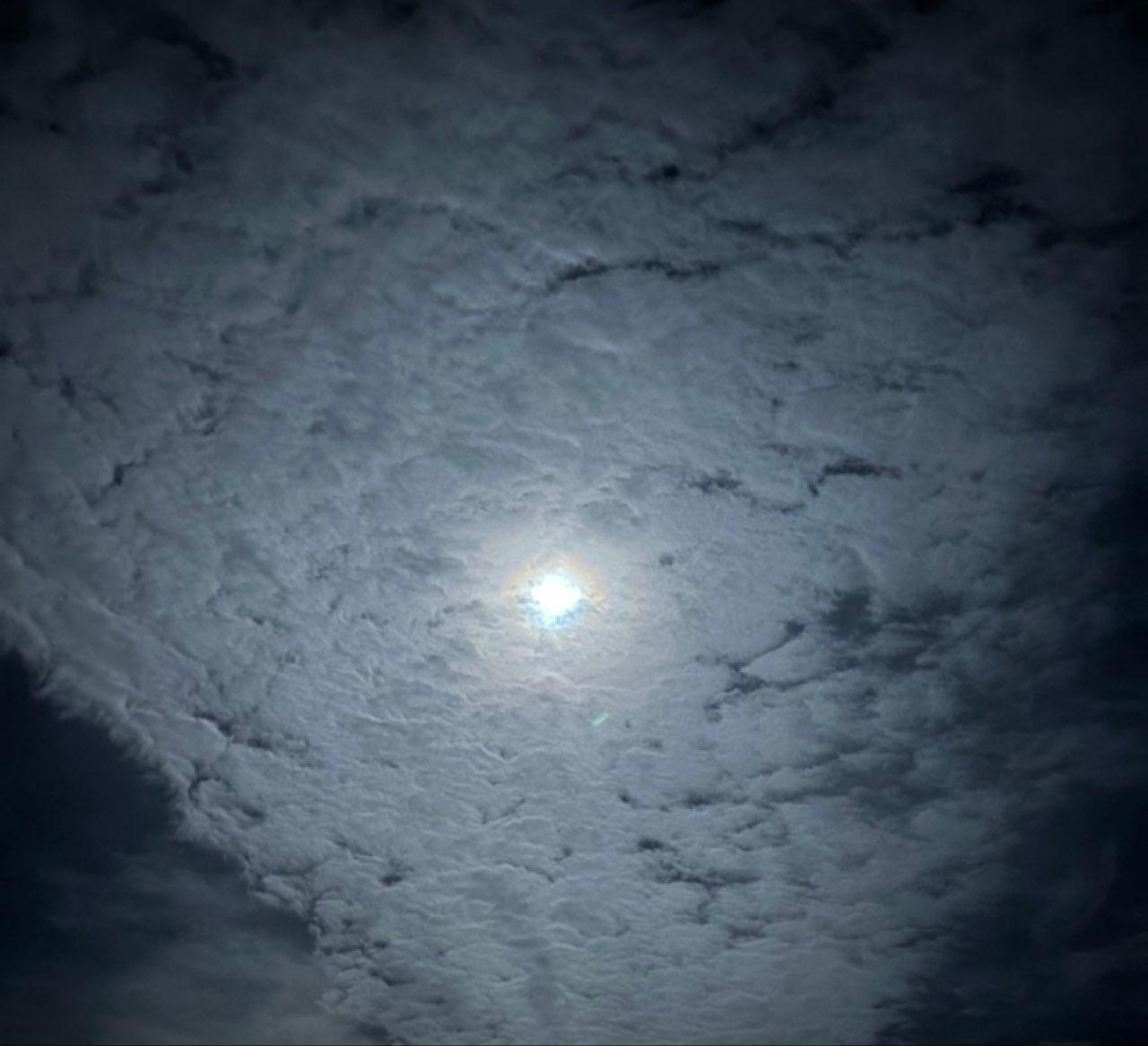 The Moon over Telford, United Kingdom — waxing gibbous, Lunar Day 13