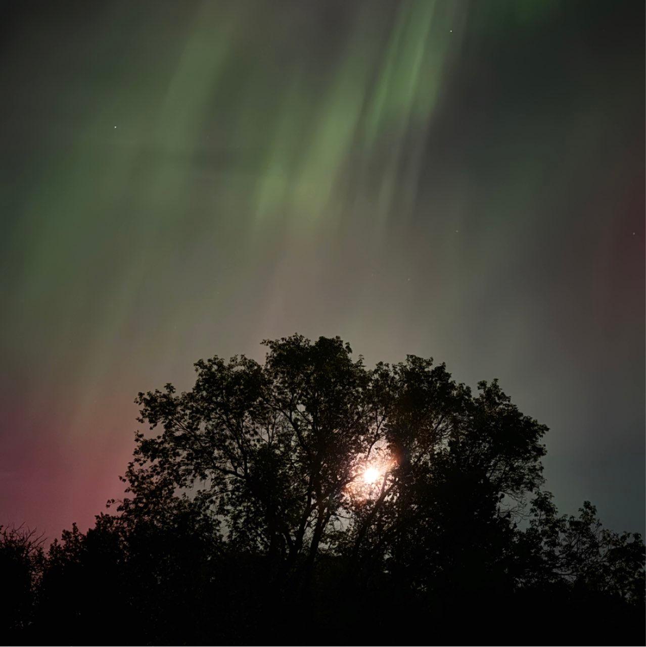 The Moon over Strathcona County, Canada — waning gibbous, Lunar Day 18