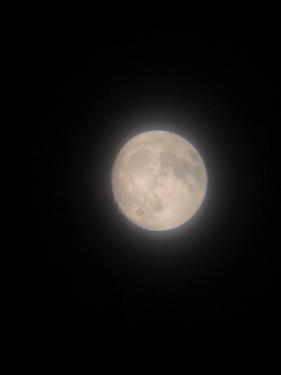 The Moon over Rothesay, Canada — full moon, Lunar Day 14