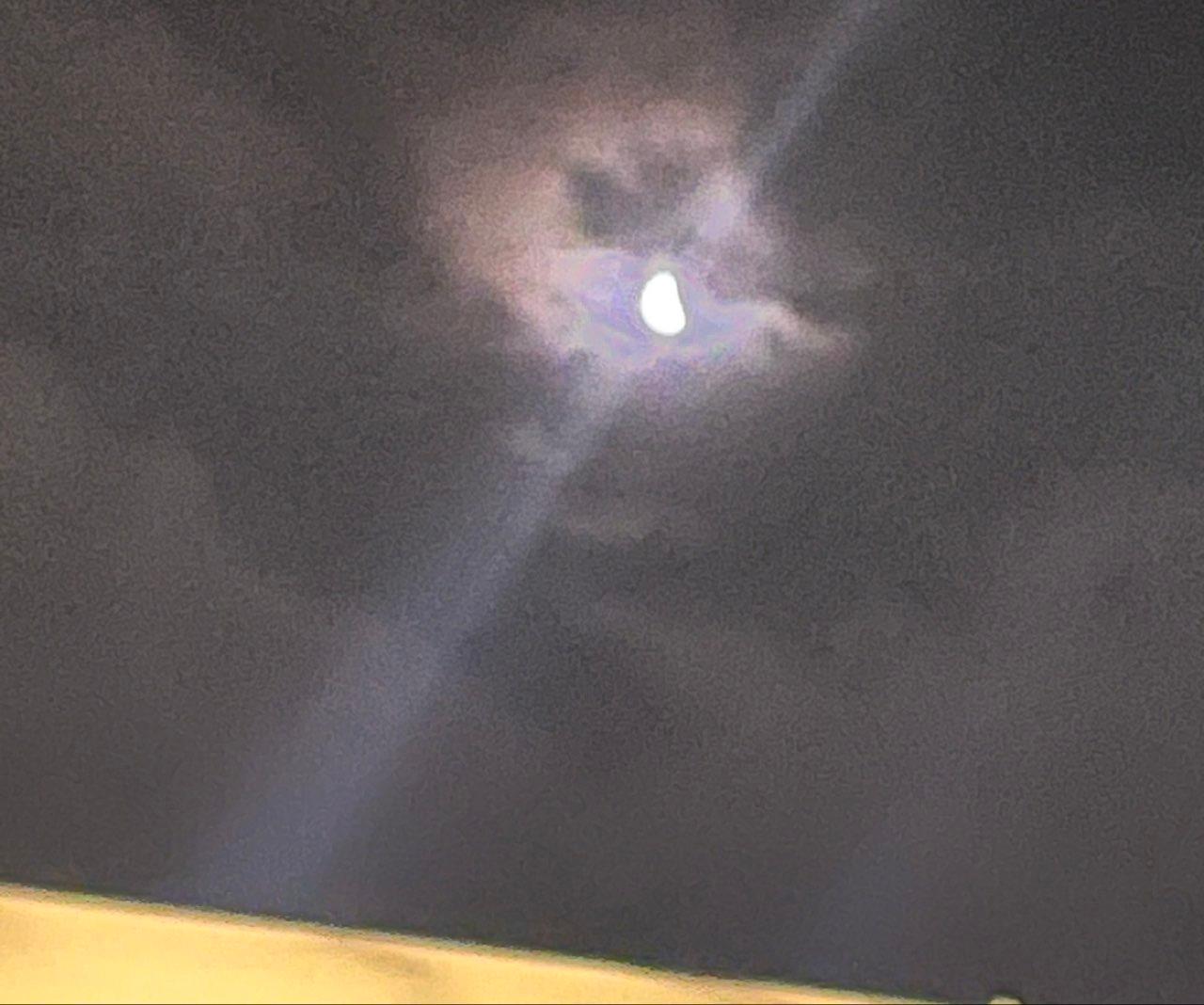 The Moon over Bergen, Norway — last quarter, Lunar Day 23