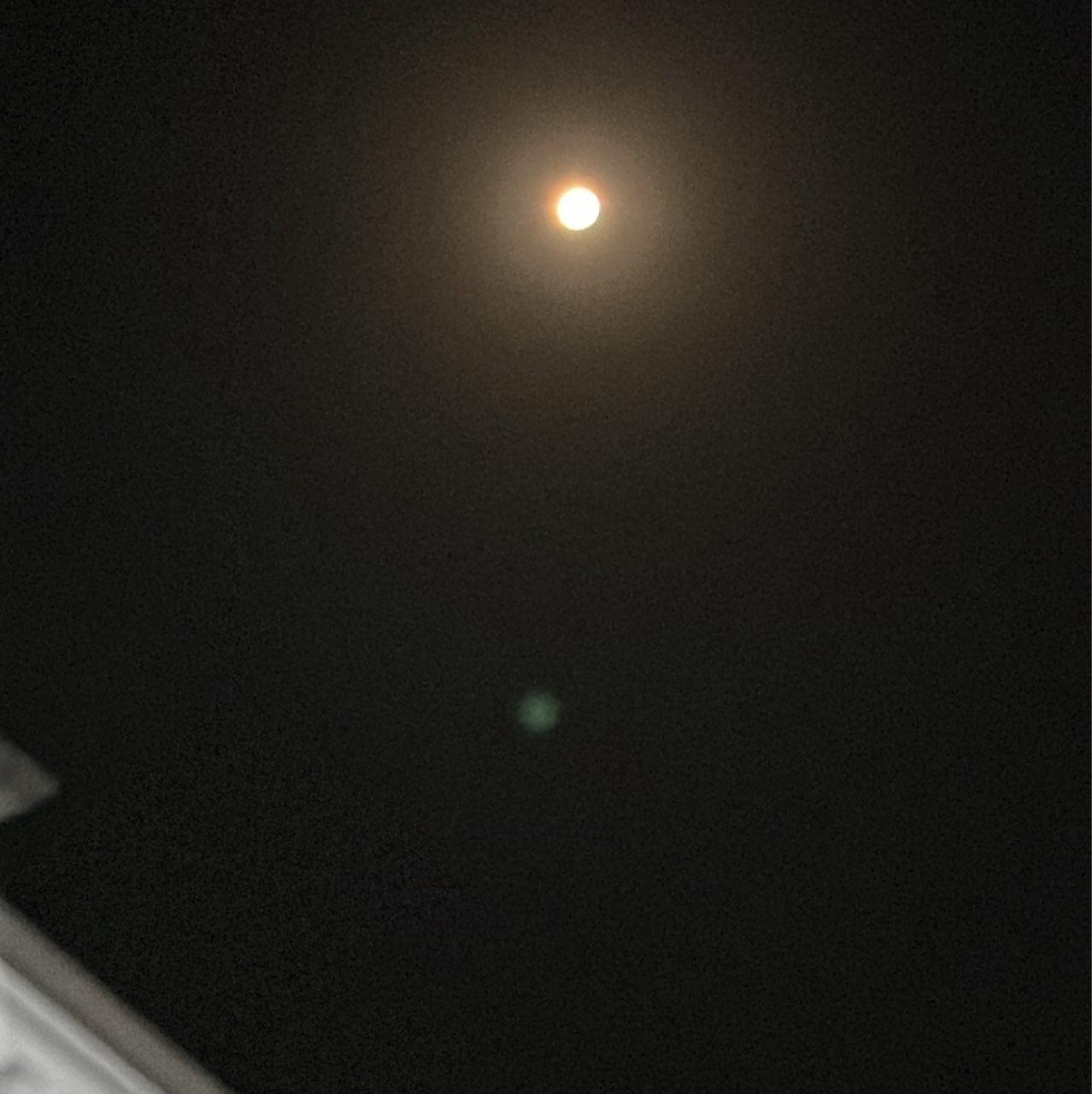 The Moon over Lekki, Nigeria — full moon, Lunar Day 13