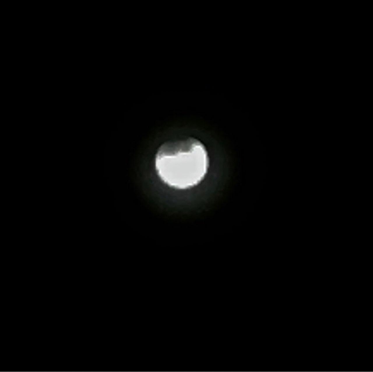 The Moon over Mississauga, Canada — full moon, Lunar Day 16