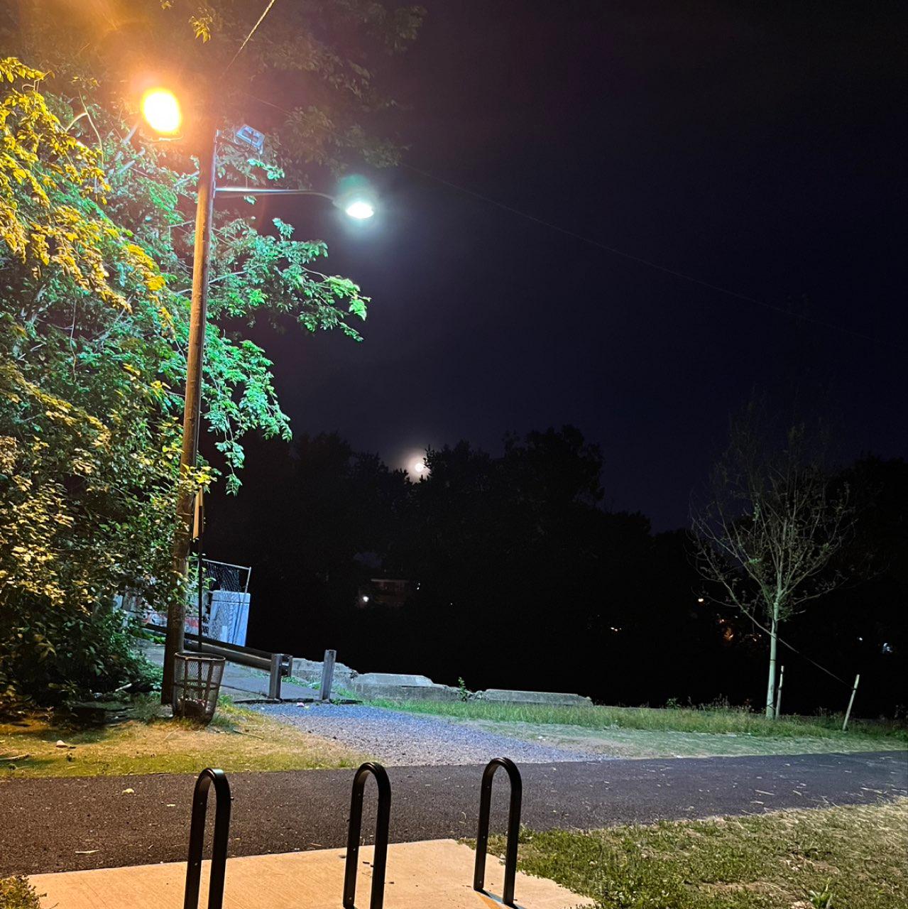 The Moon over Shenandoah, United States — full moon, Lunar Day 17