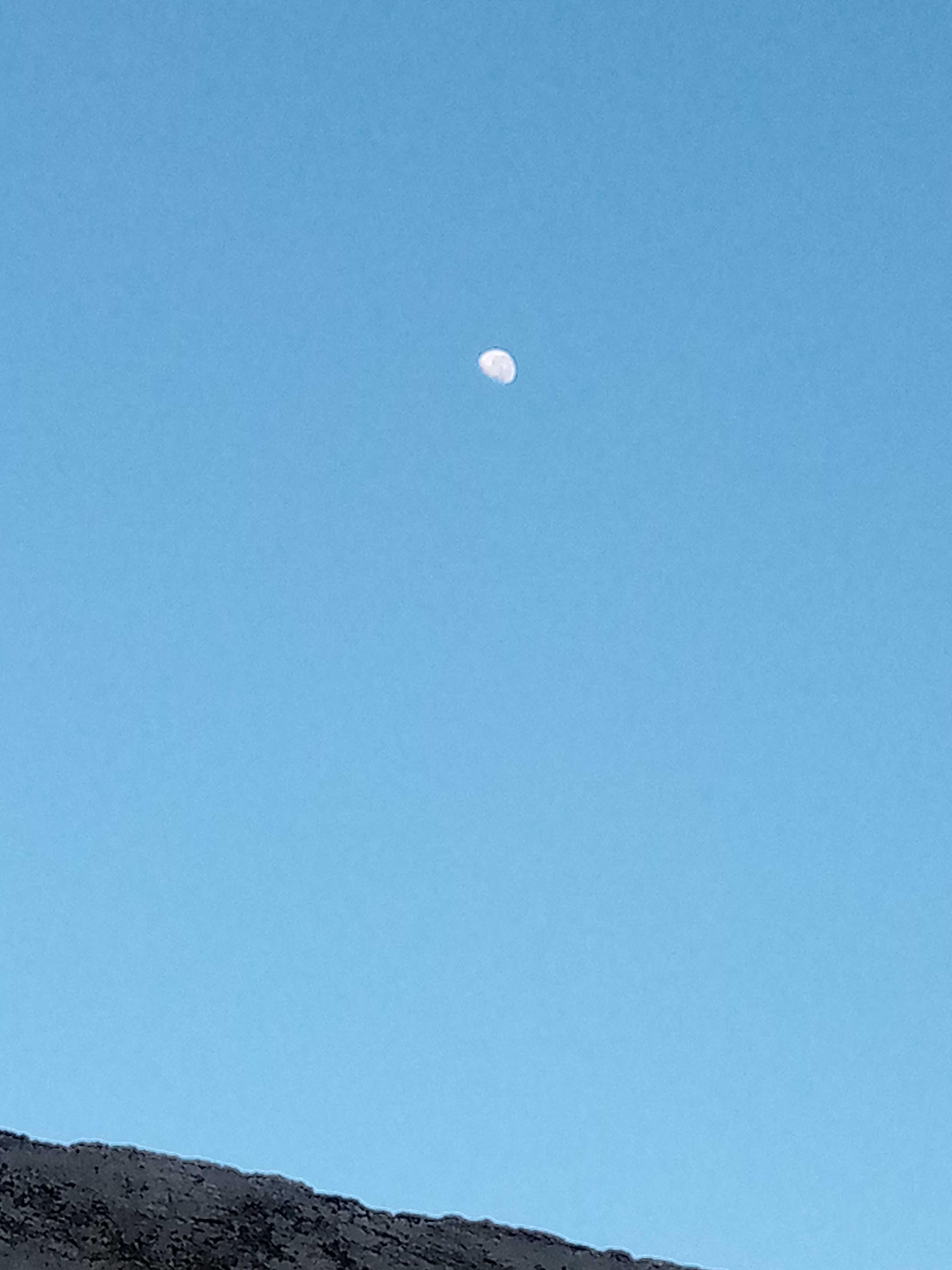 The Moon over Nyahururu, Kenya — waning gibbous, Lunar Day 20