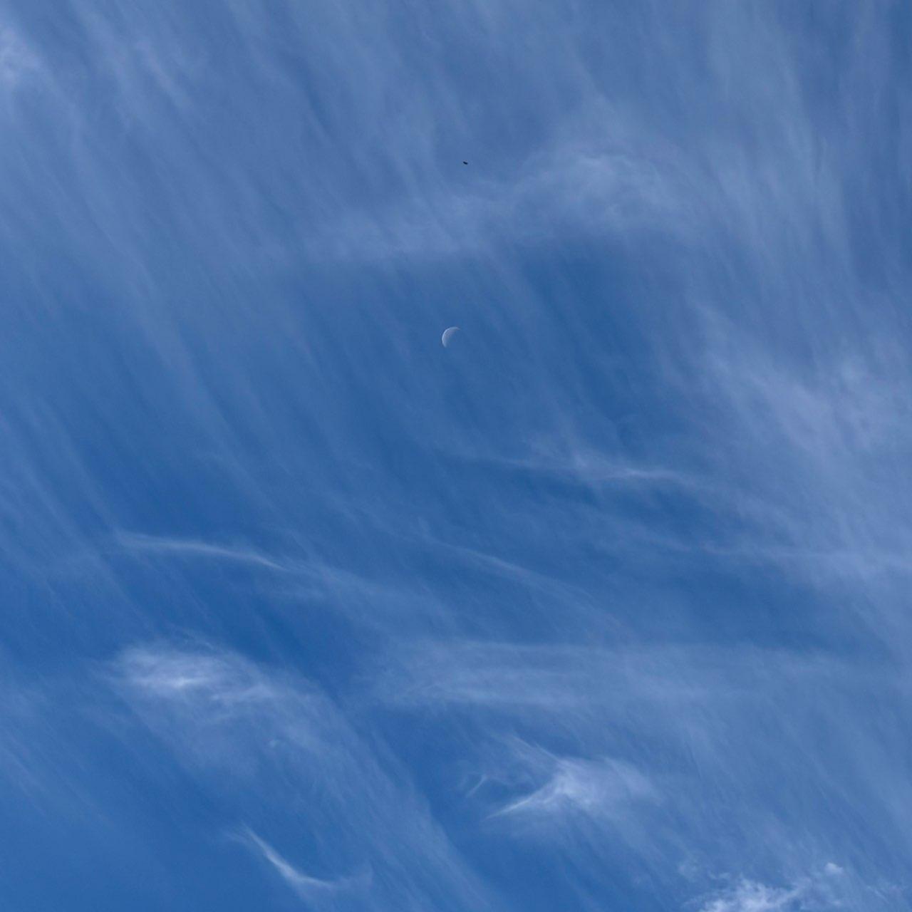 The Moon over Newcastle Upon Tyne, United Kingdom — last quarter, Lunar Day 24