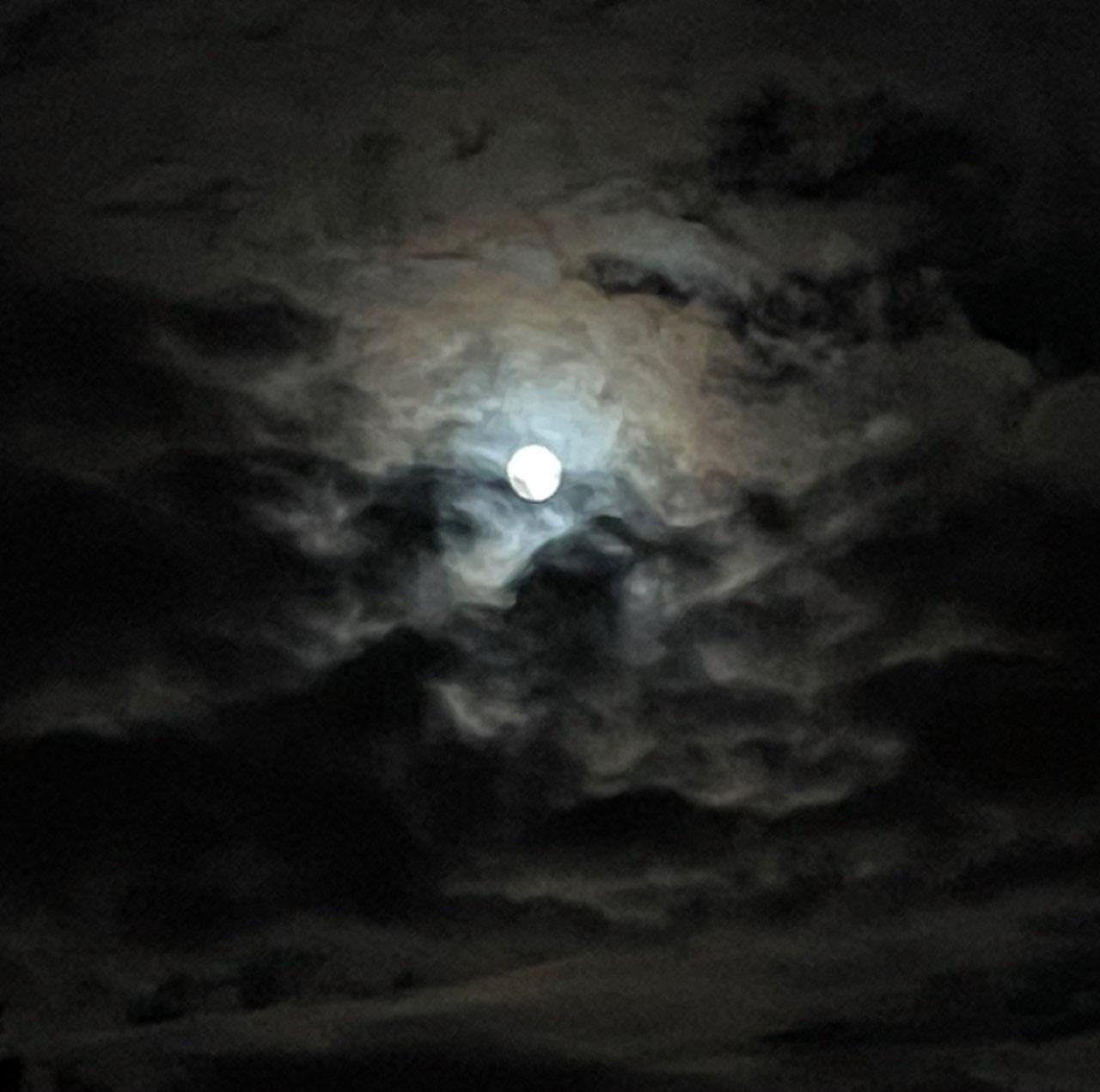 The Moon over Paderborn, Deutschland — waning crescent, Lunar Day 26