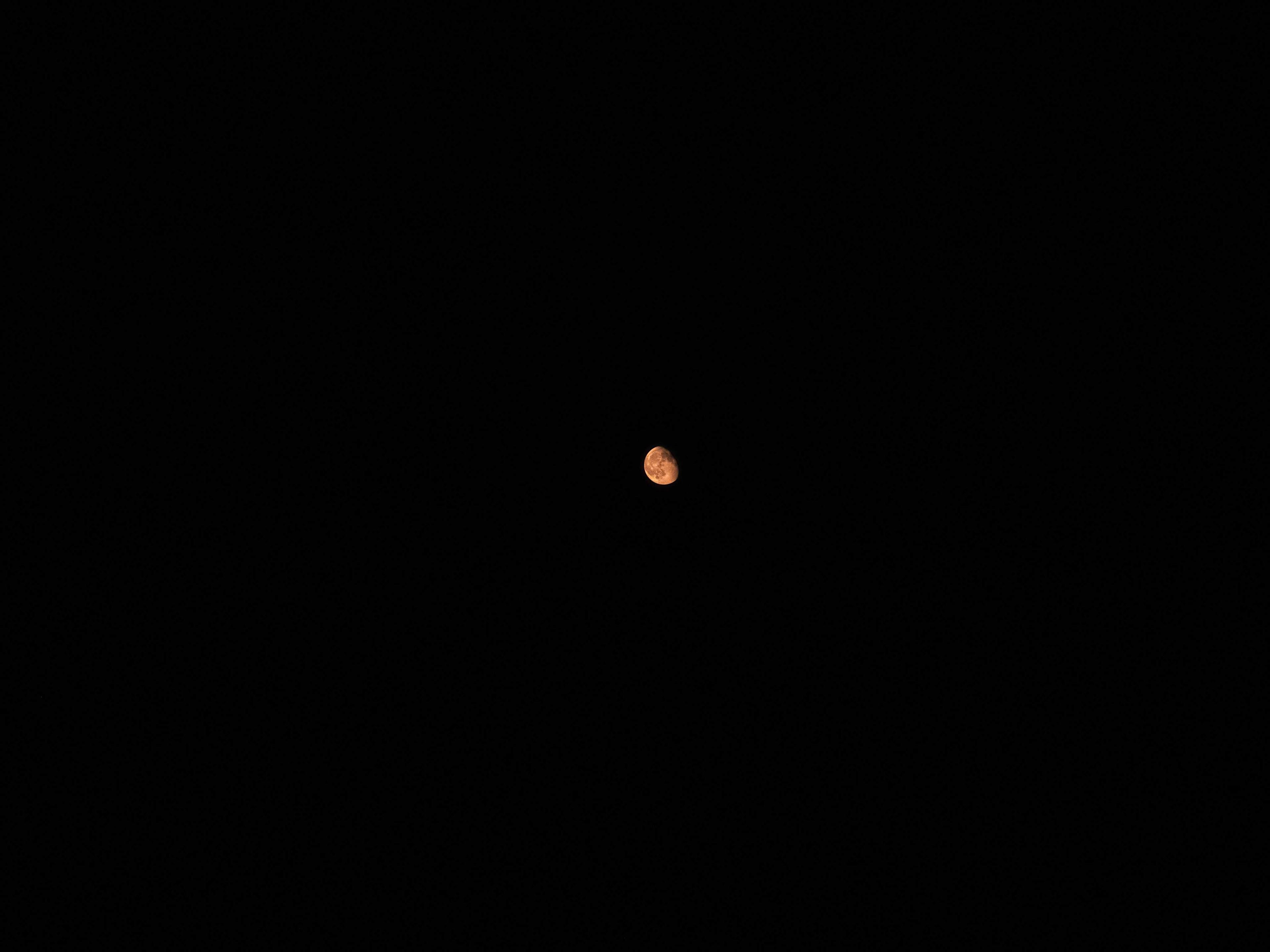 The Moon over Spenge, Deutschland — waning gibbous, Lunar Day 20
