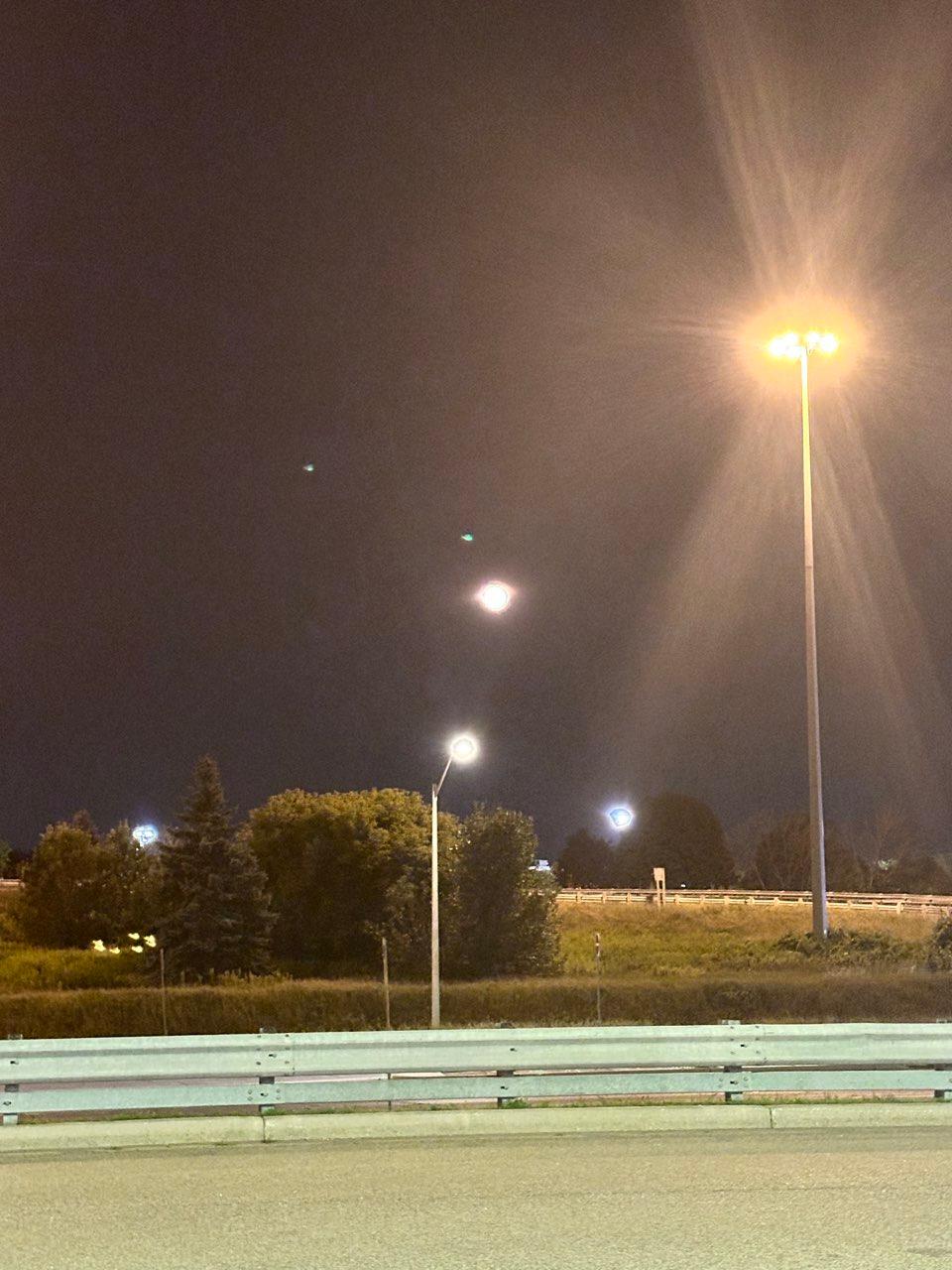 The Moon over Kitchener, Canada — full moon, Lunar Day 16