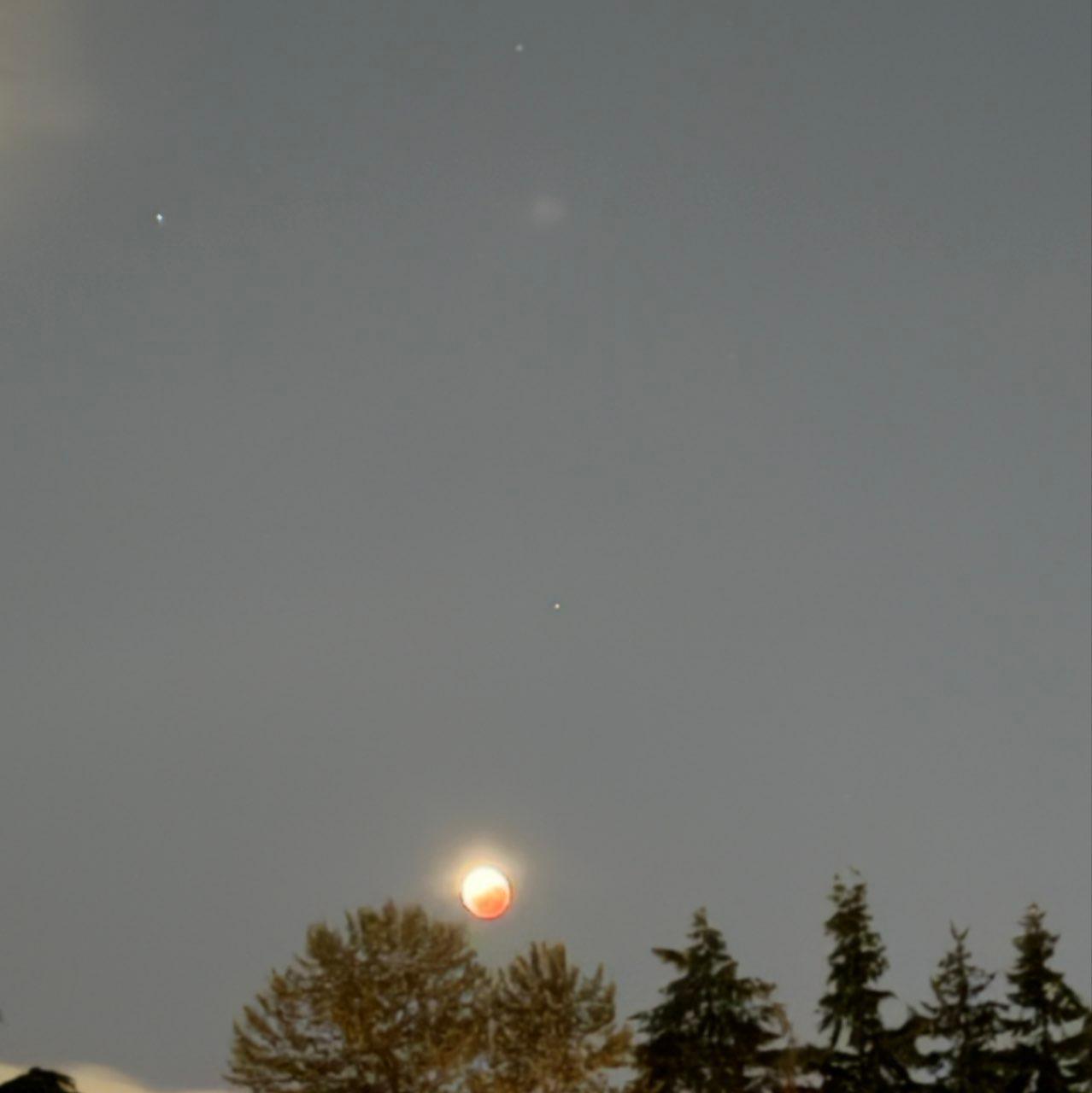 The Moon over Des Moines, United States — full moon, Lunar Day 16