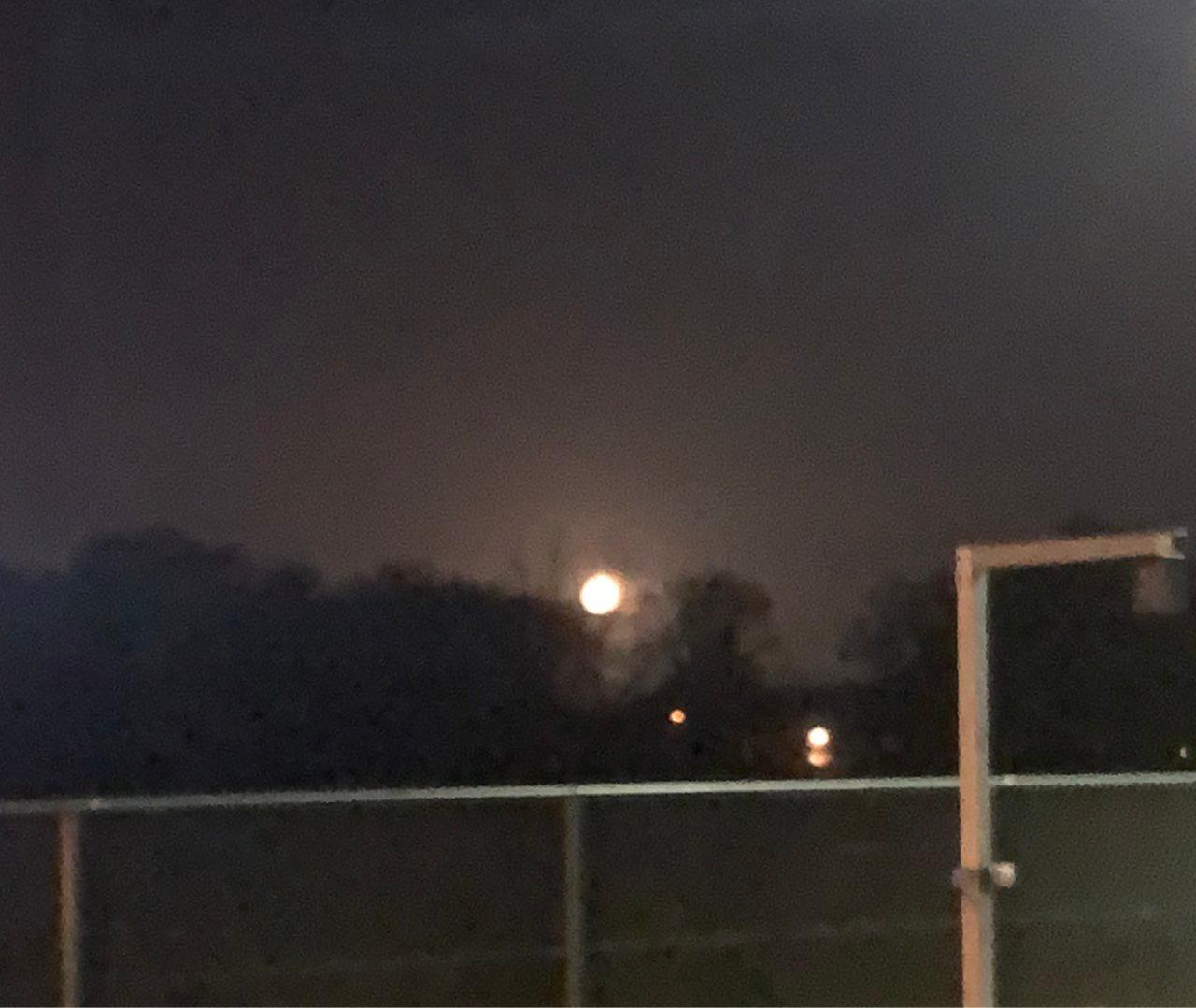 The Moon over Antwerpen, België — waxing gibbous, Lunar Day 12