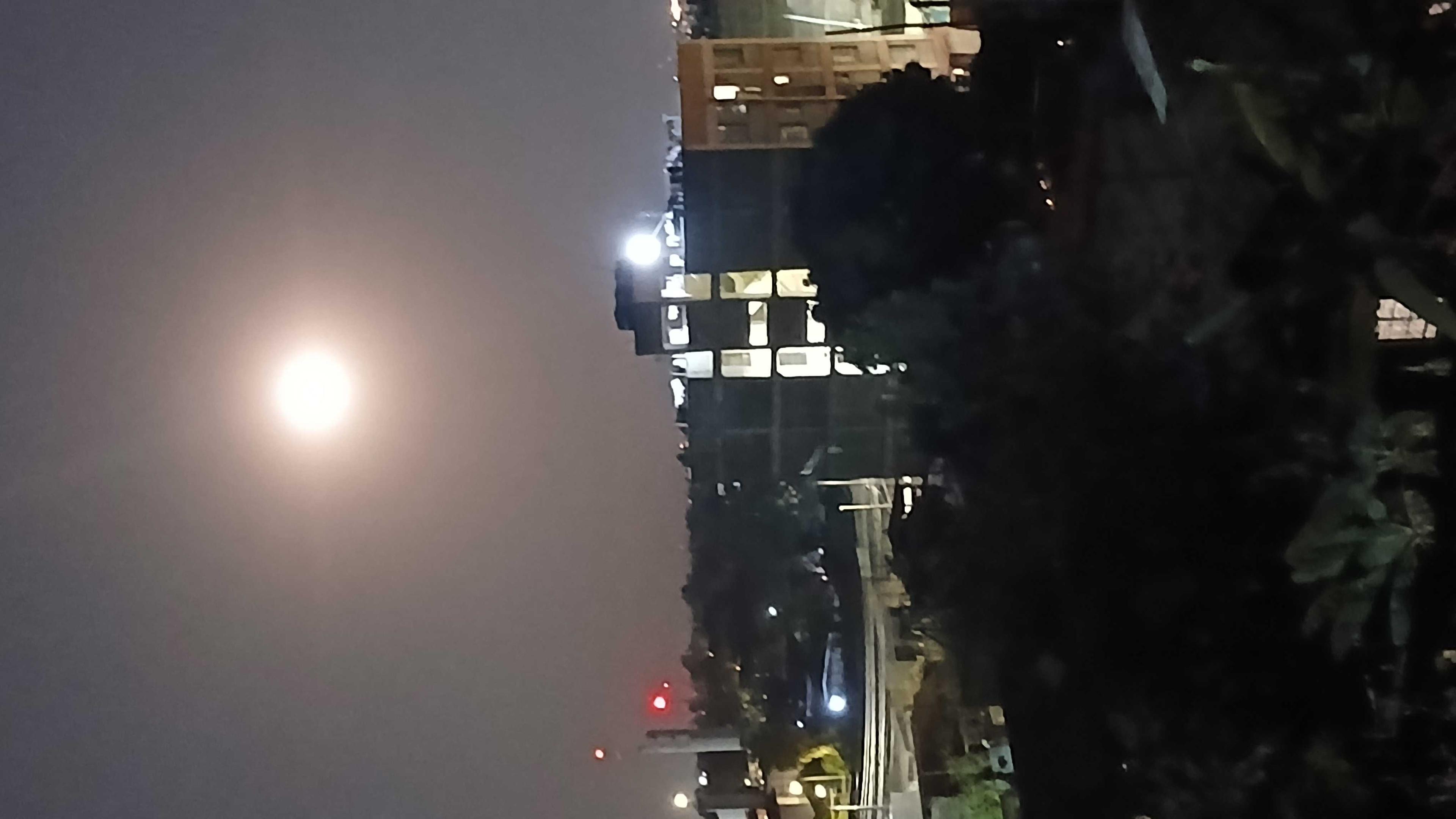 The Moon over Ruiru, Kenya — full moon, Lunar Day 17