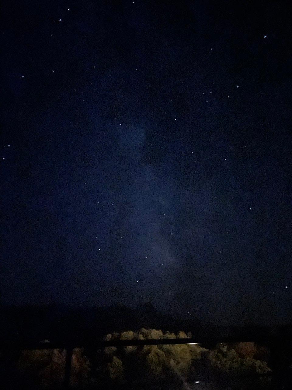 The Moon over Monticello, France — new moon, Lunar Day 2