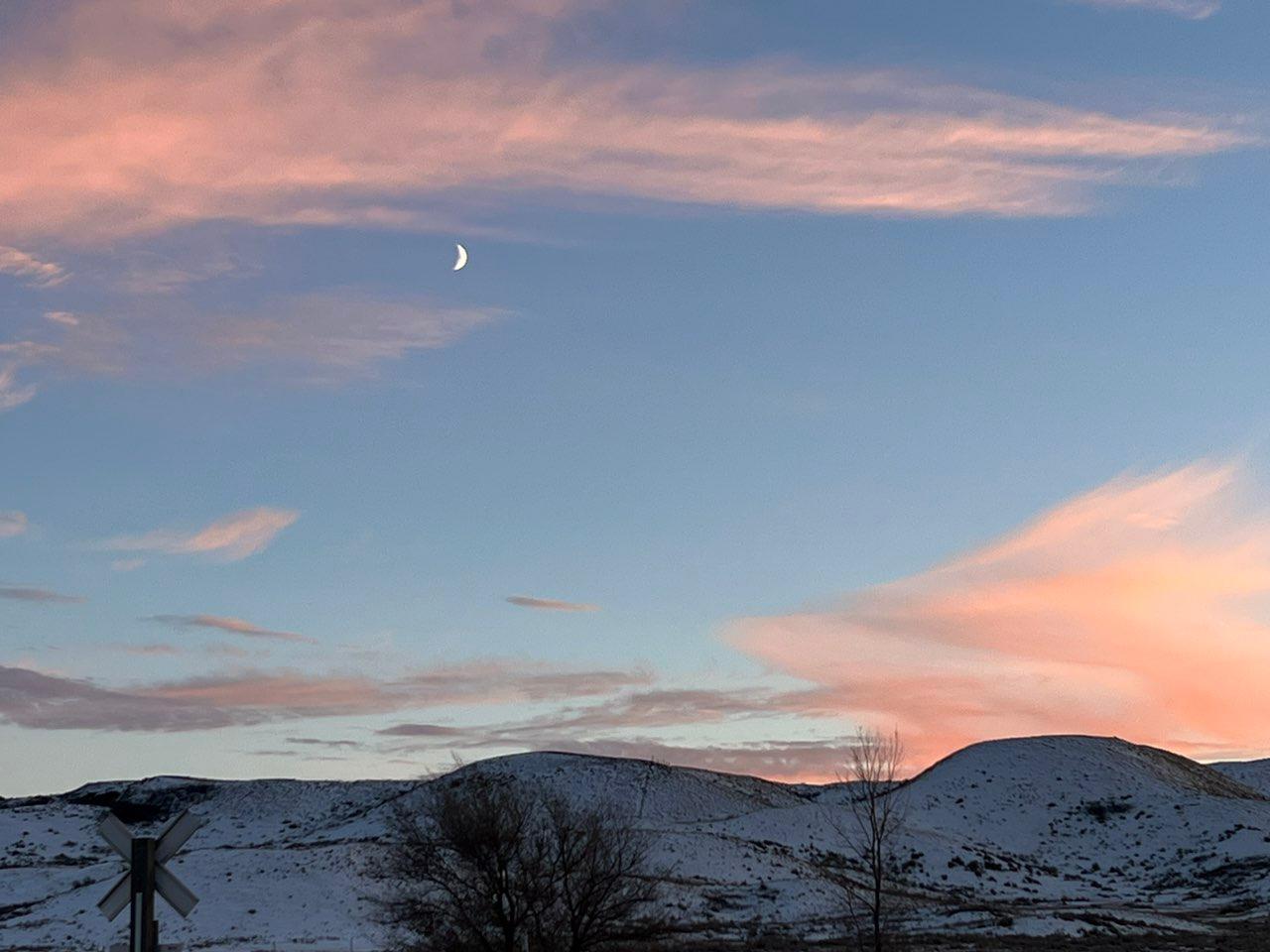 The Moon over White Valley No. 49, Canada — last quarter, Lunar Day 24