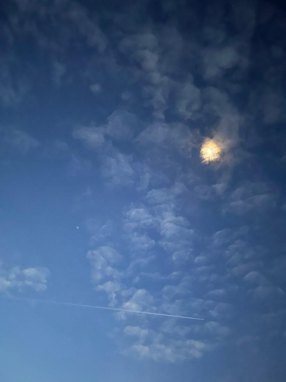 The Moon over Den Ham, Nederland — last quarter, Lunar Day 22