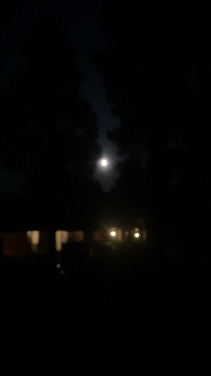 The Moon over Geilo, Norway — full moon, Lunar Day 16