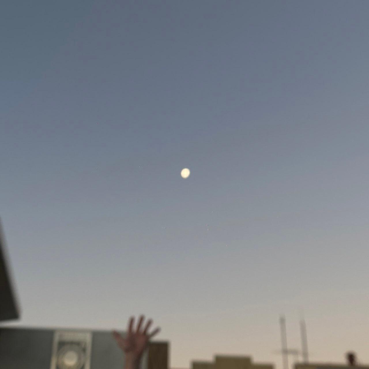 The Moon over Cowaramup, Australia — waxing gibbous, Lunar Day 11