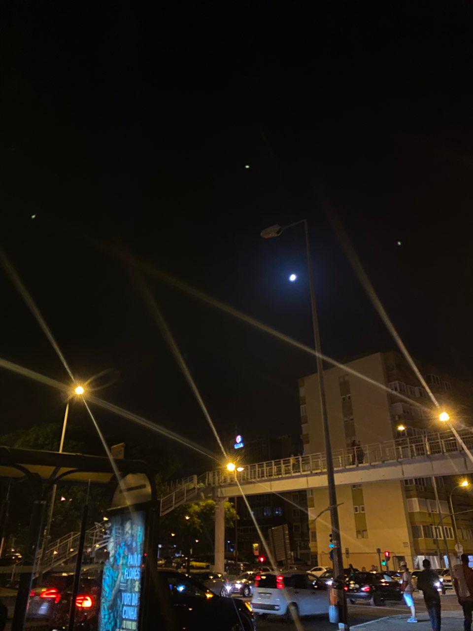 The Moon over Lisboa, Portugal — waxing gibbous, Lunar Day 11