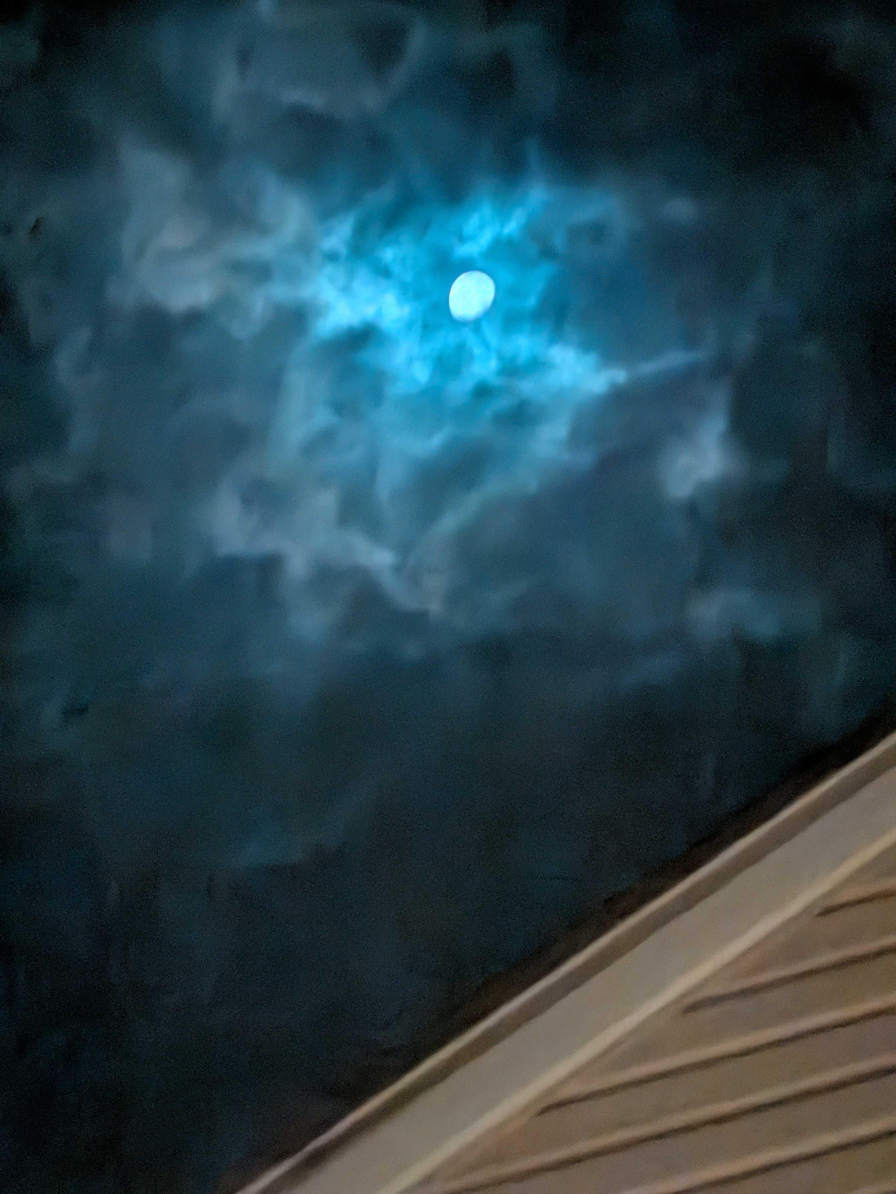 The Moon over Anderson, United States — waning gibbous, Lunar Day 20