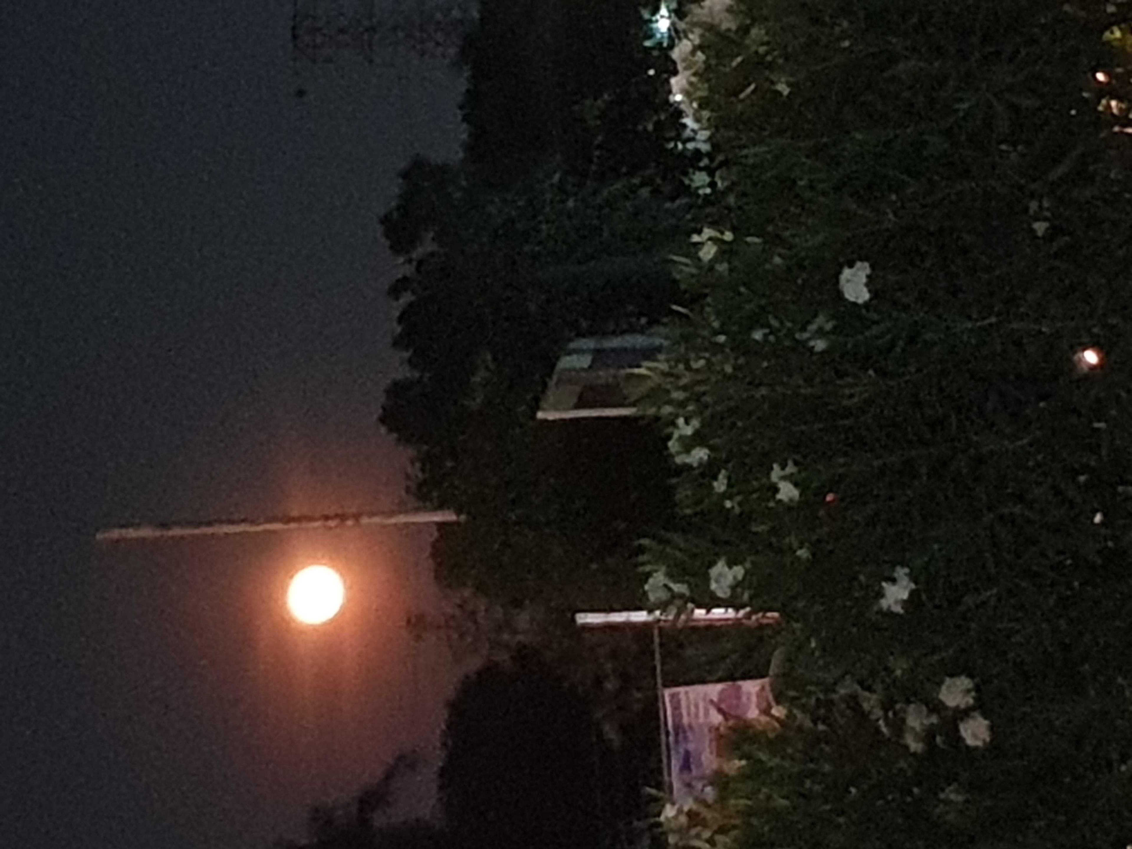The Moon over Campestre las Palomas, México — full moon, Lunar Day 18