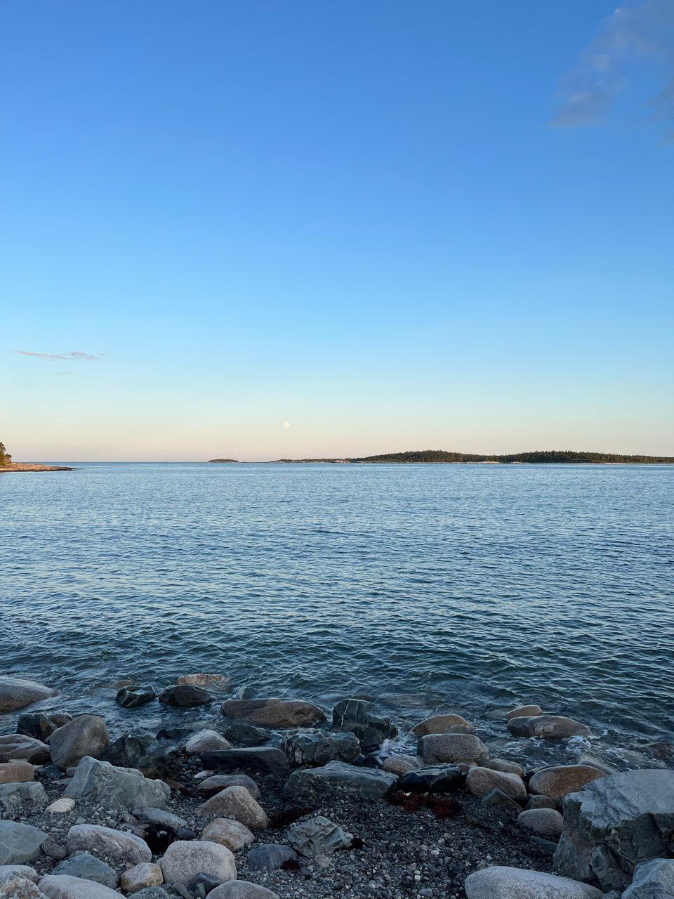 The Moon over Guysborough, Canada — waxing gibbous, Lunar Day 14