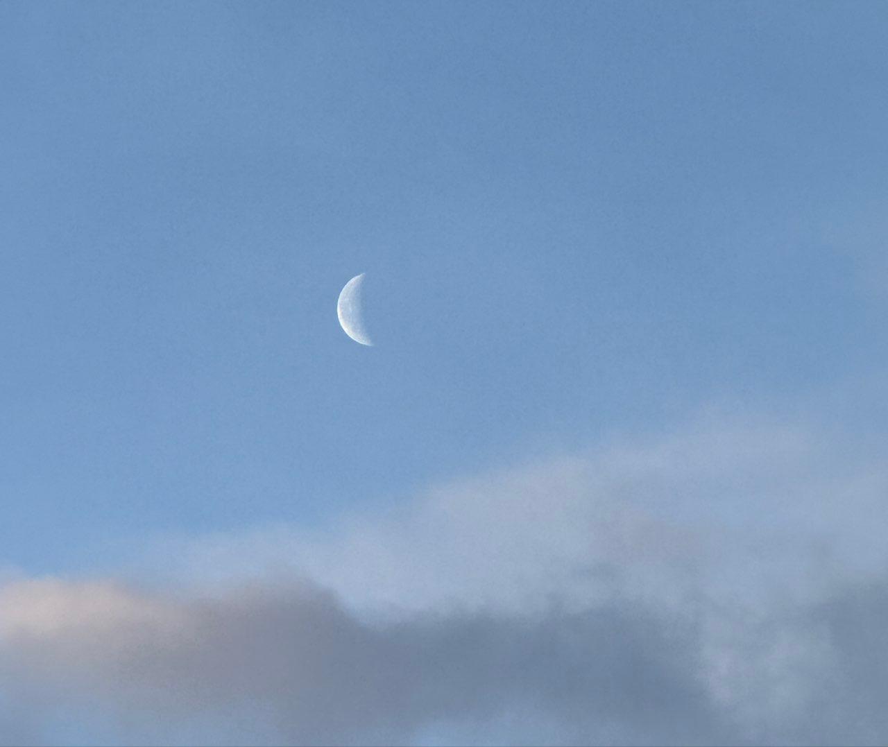 The Moon over Däniken SO, Schweiz — last quarter, Lunar Day 24