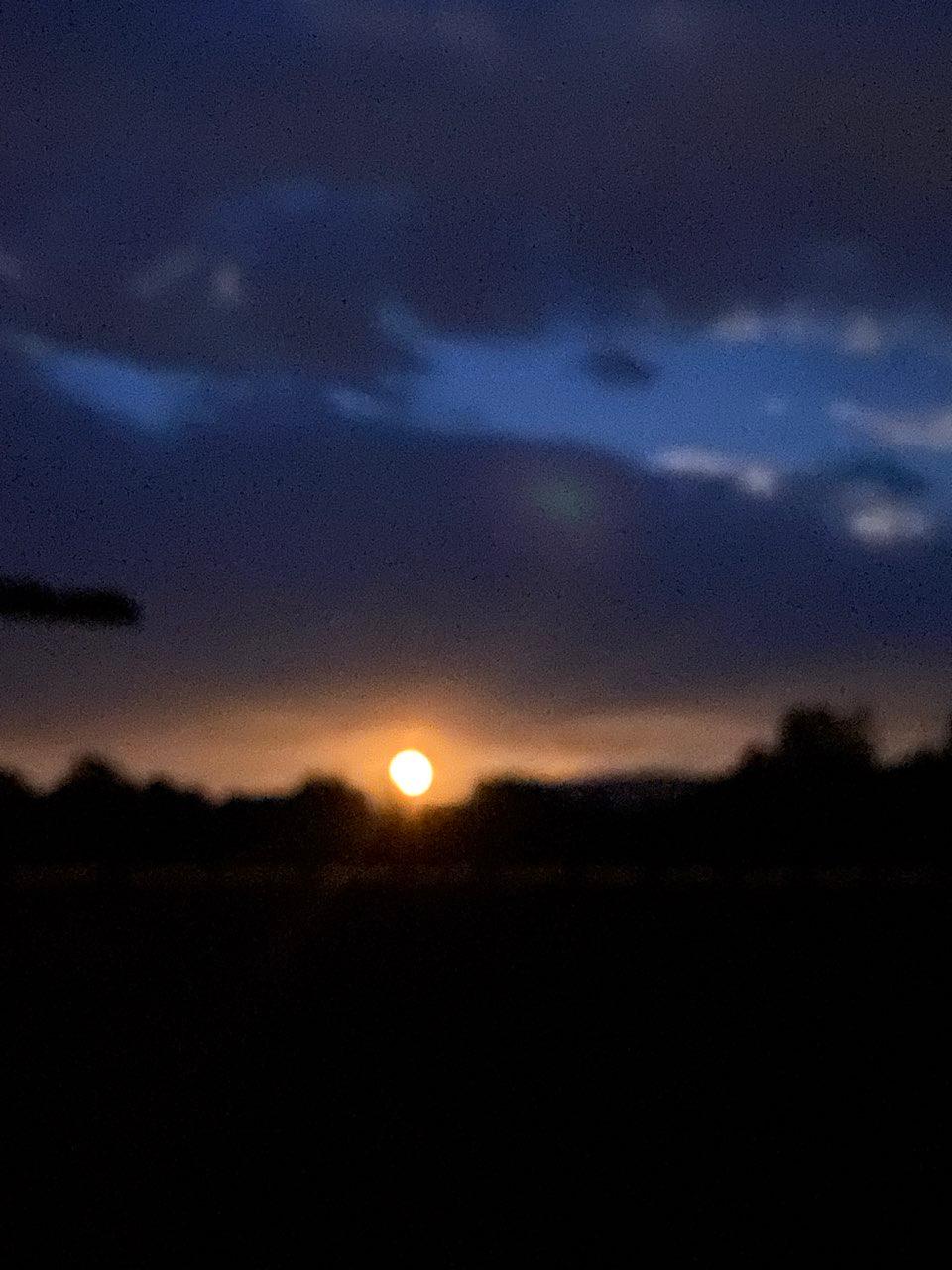 The Moon over Munich, Germany — full moon, Lunar Day 17