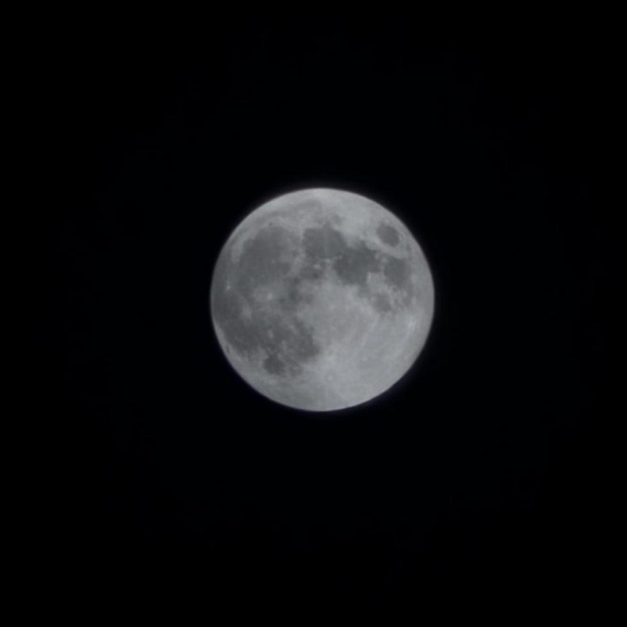 The Moon over Manchester, United Kingdom — full moon, Lunar Day 15