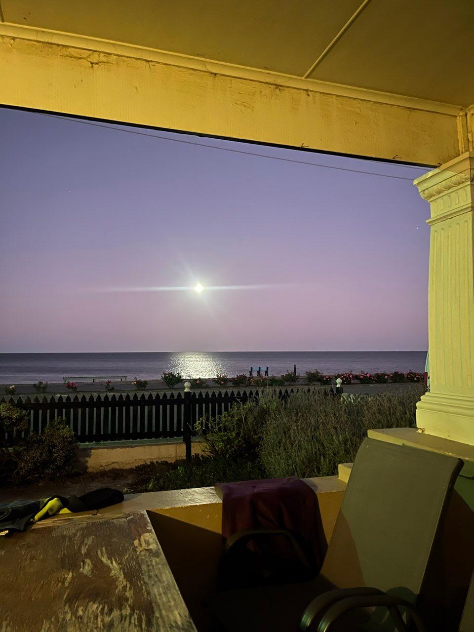 The Moon over Stansbury, Australia — full moon, Lunar Day 15