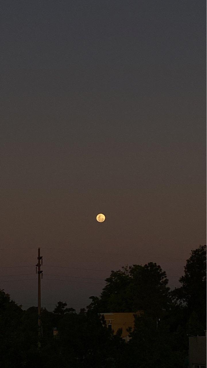 The Moon over Luján, Argentina — full moon, Lunar Day 14