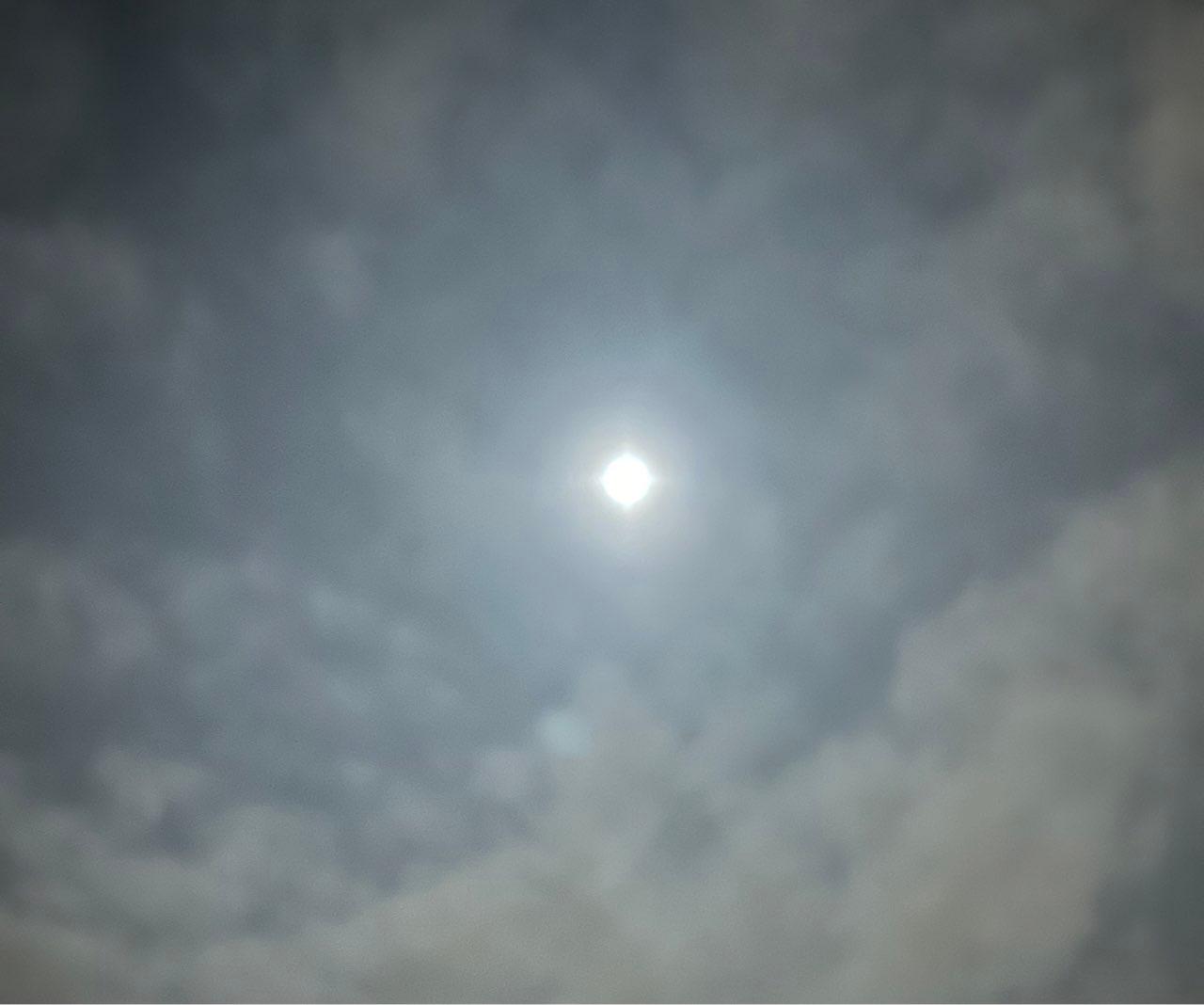 The Moon over Dordrecht, Nederland — first quarter, Lunar Day 9