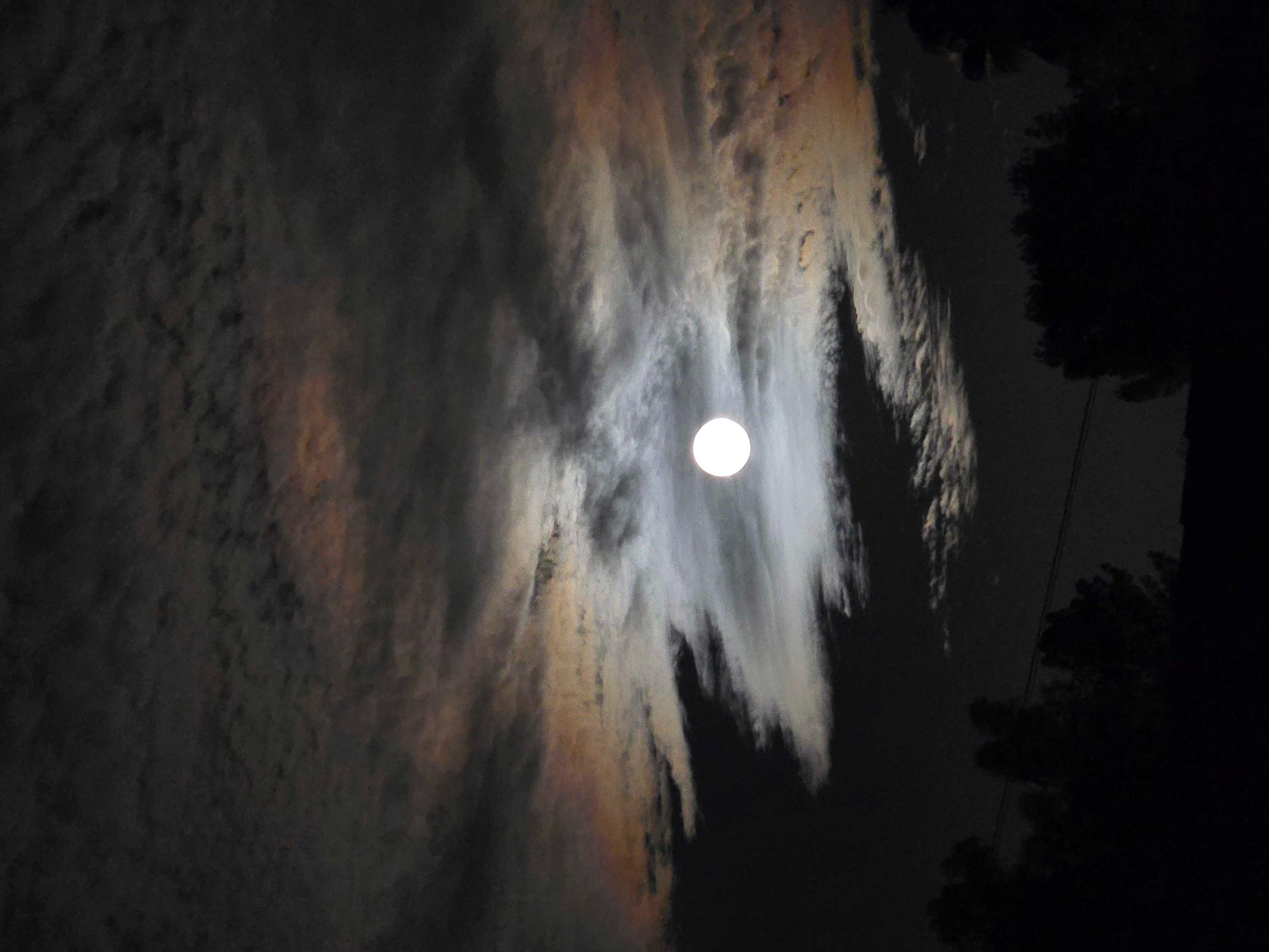 The Moon over Loma Linda, United States — full moon, Lunar Day 16