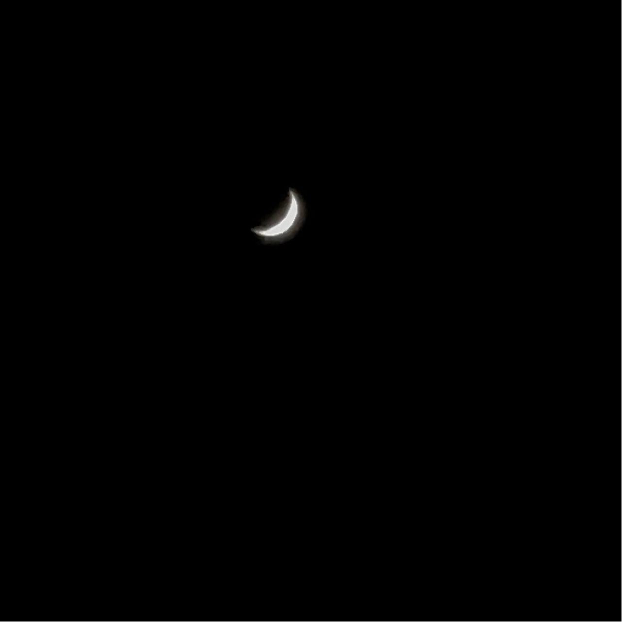 The Moon over Mandelbachtal, Deutschland — waxing crescent, Lunar Day 5
