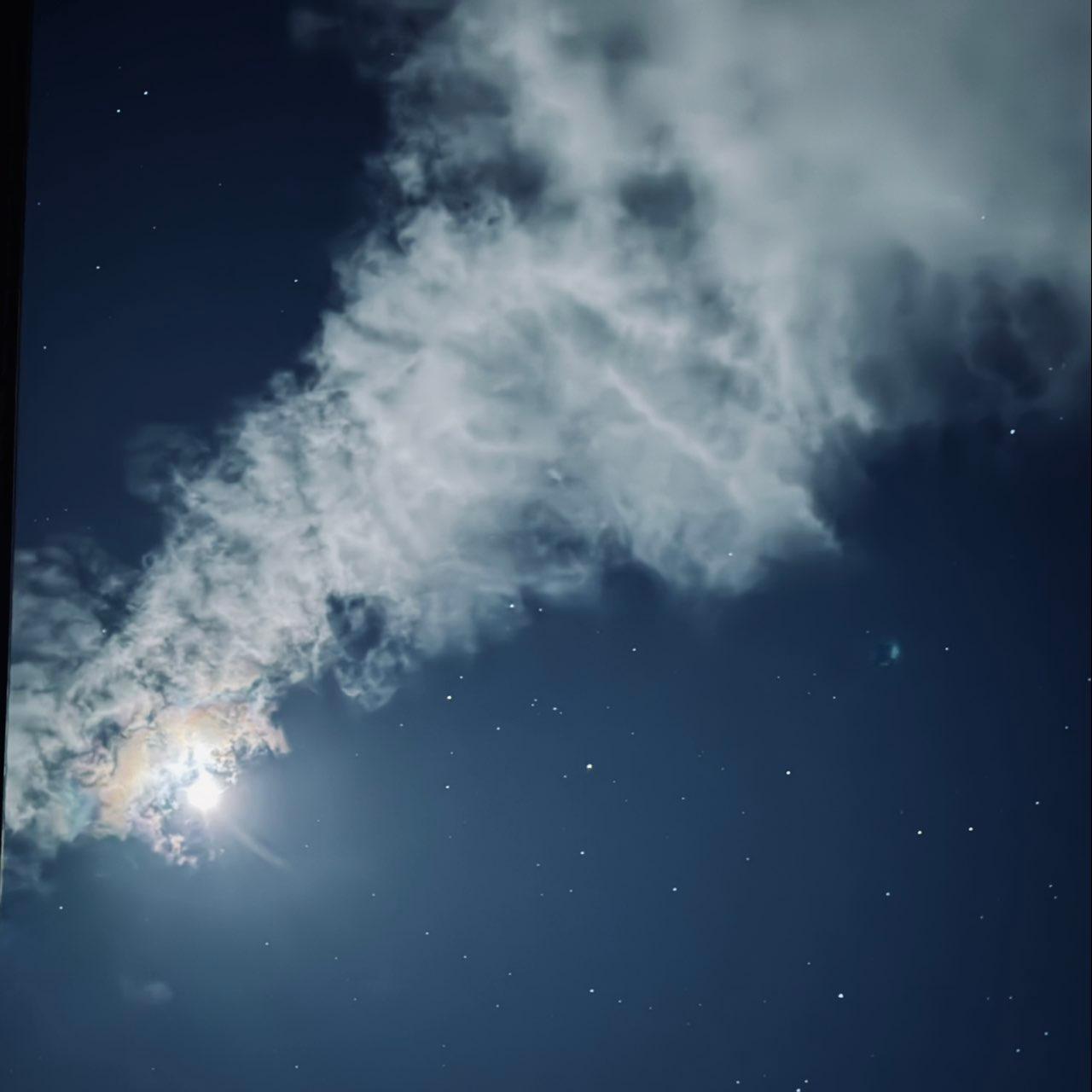 The Moon over Sunshine Coast, Canada — waxing gibbous, Lunar Day 11