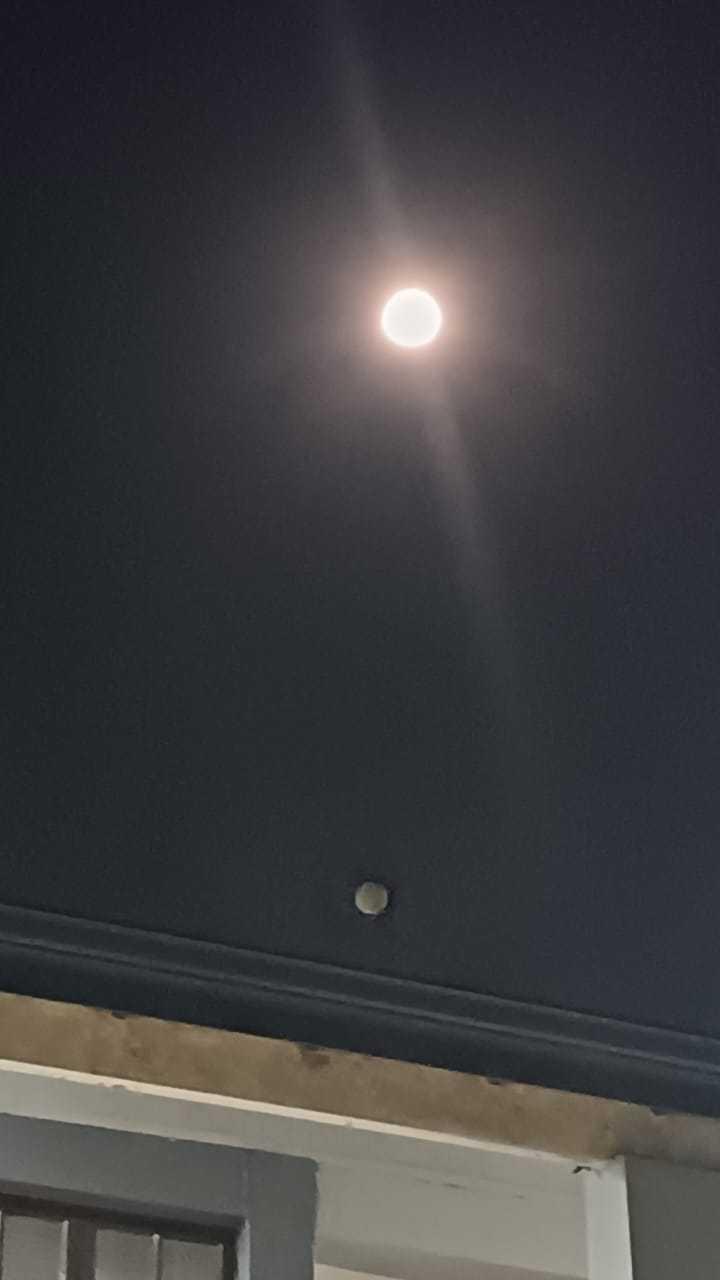 The Moon over Kloof, South Africa — full moon, Lunar Day 16