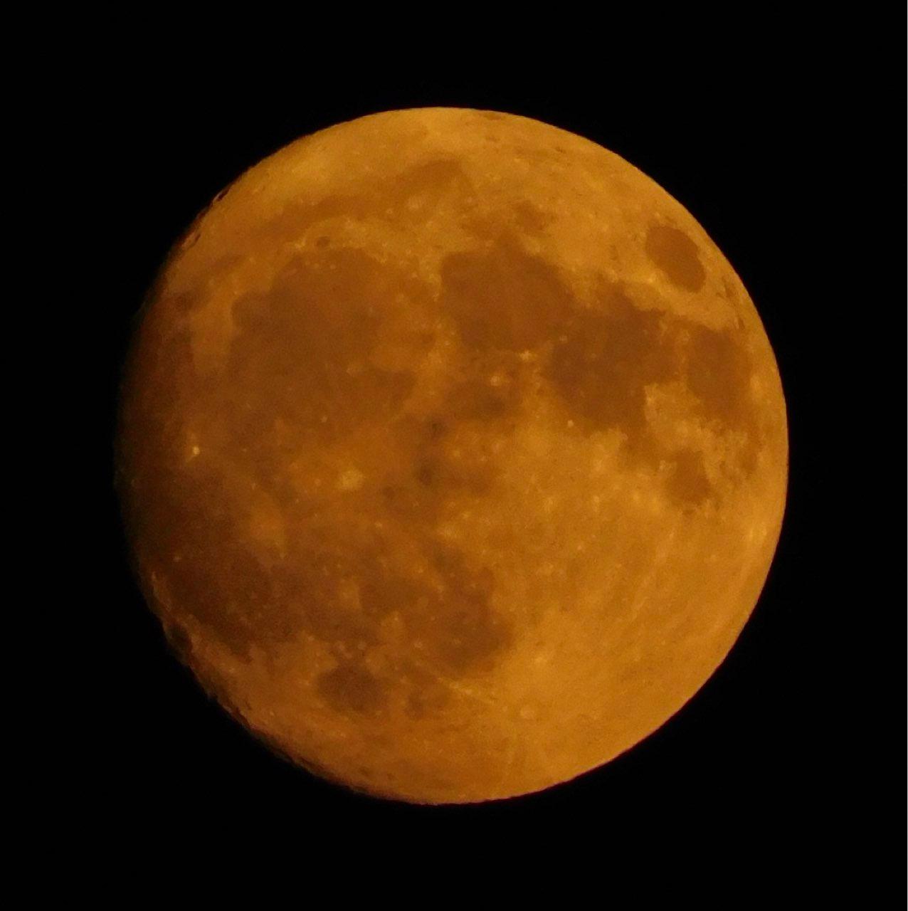 The Moon over Siklós, Hungary — full moon, Lunar Day 15