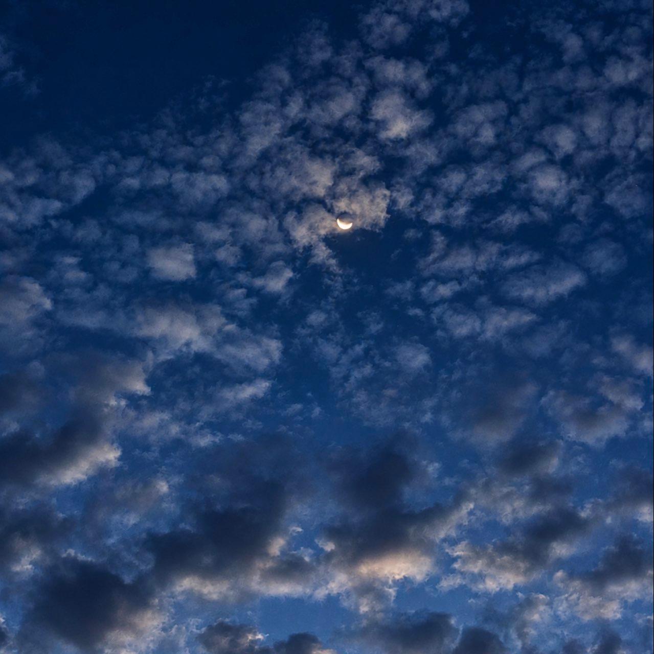 The Moon over Colorado Springs, United States — waning crescent, Lunar Day 25
