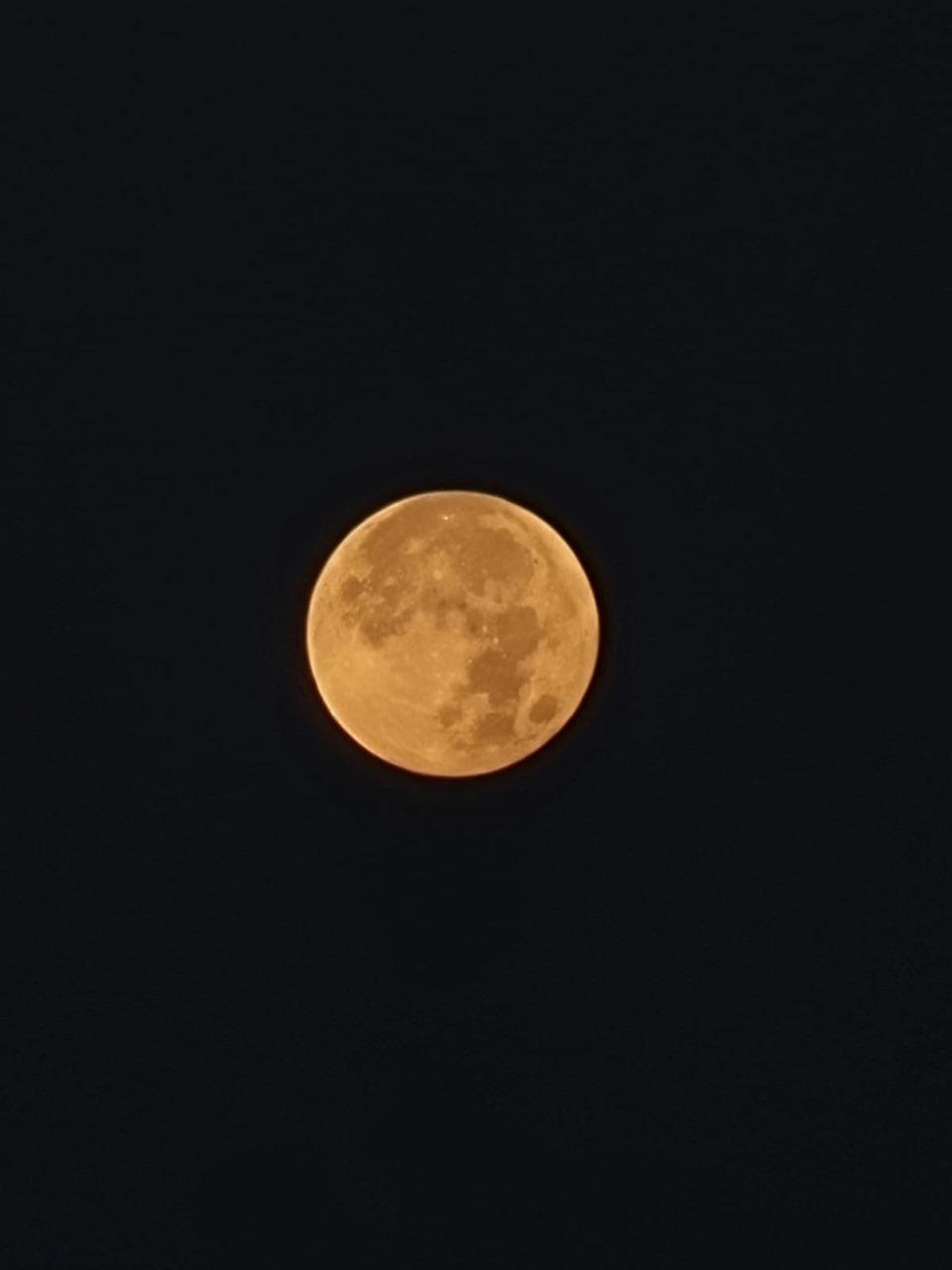 The Moon over Gensingen, Deutschland — full moon, Lunar Day 16