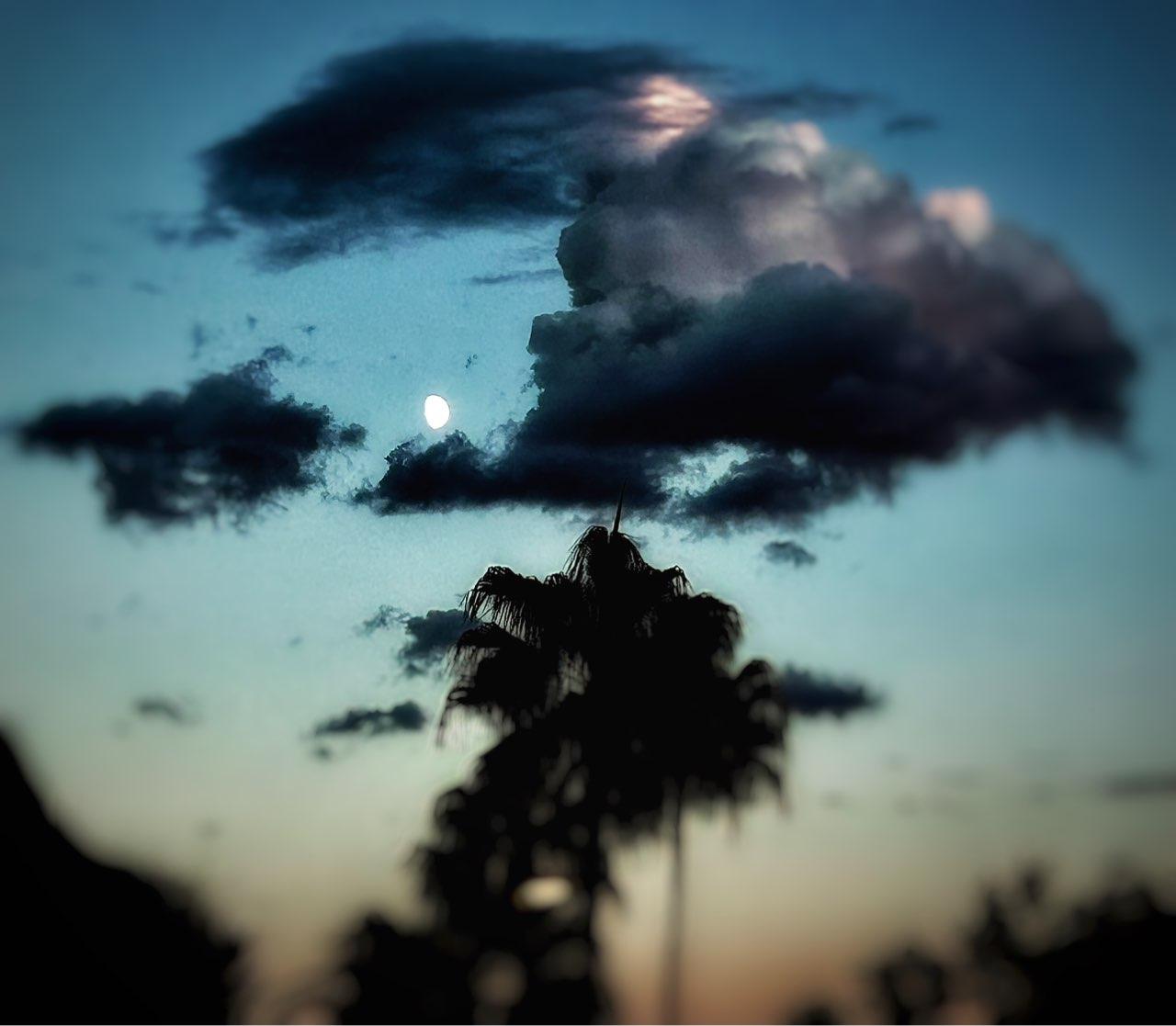 The Moon over Nice, France — last quarter, Lunar Day 24