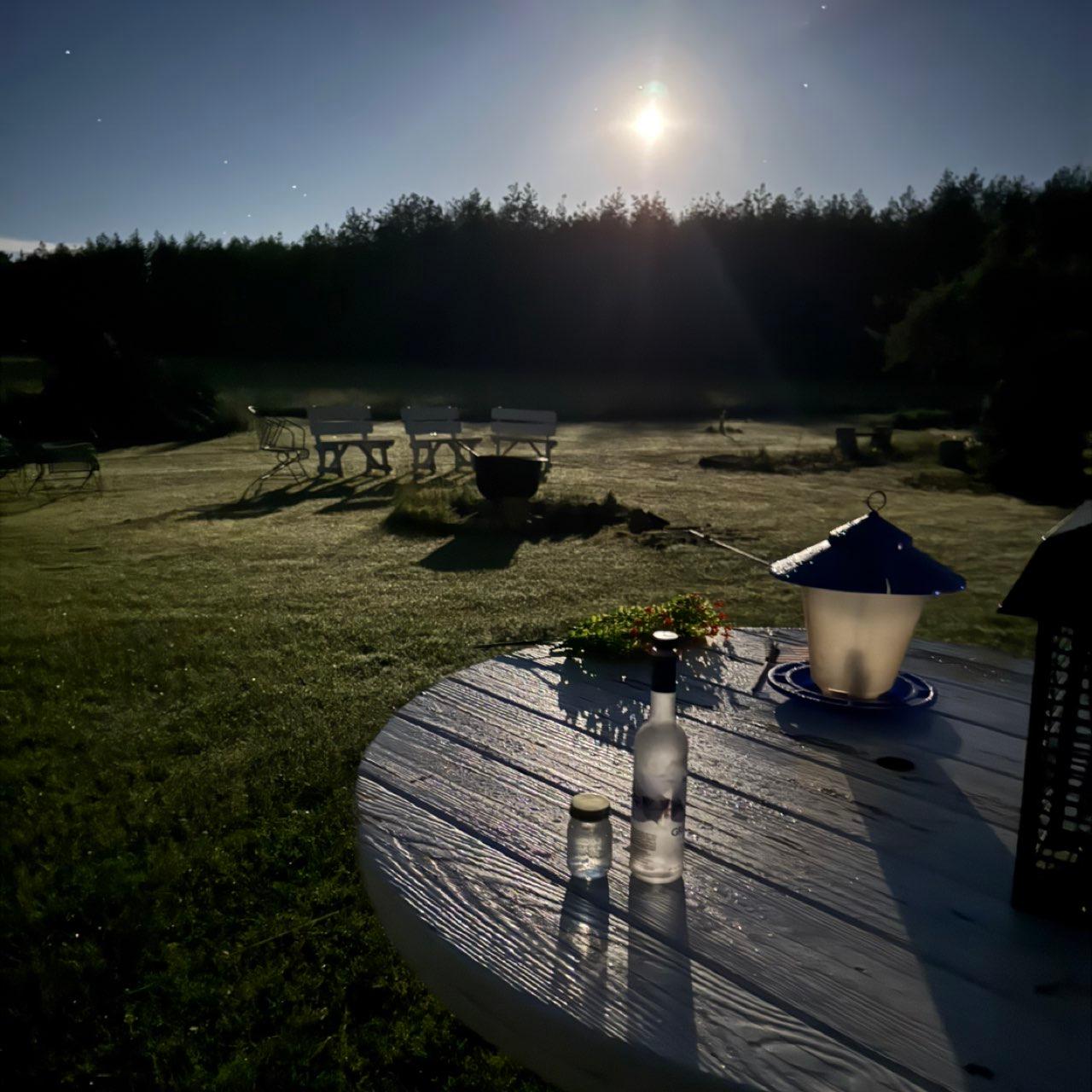 The Moon over Girard, United States — full moon, Lunar Day 15