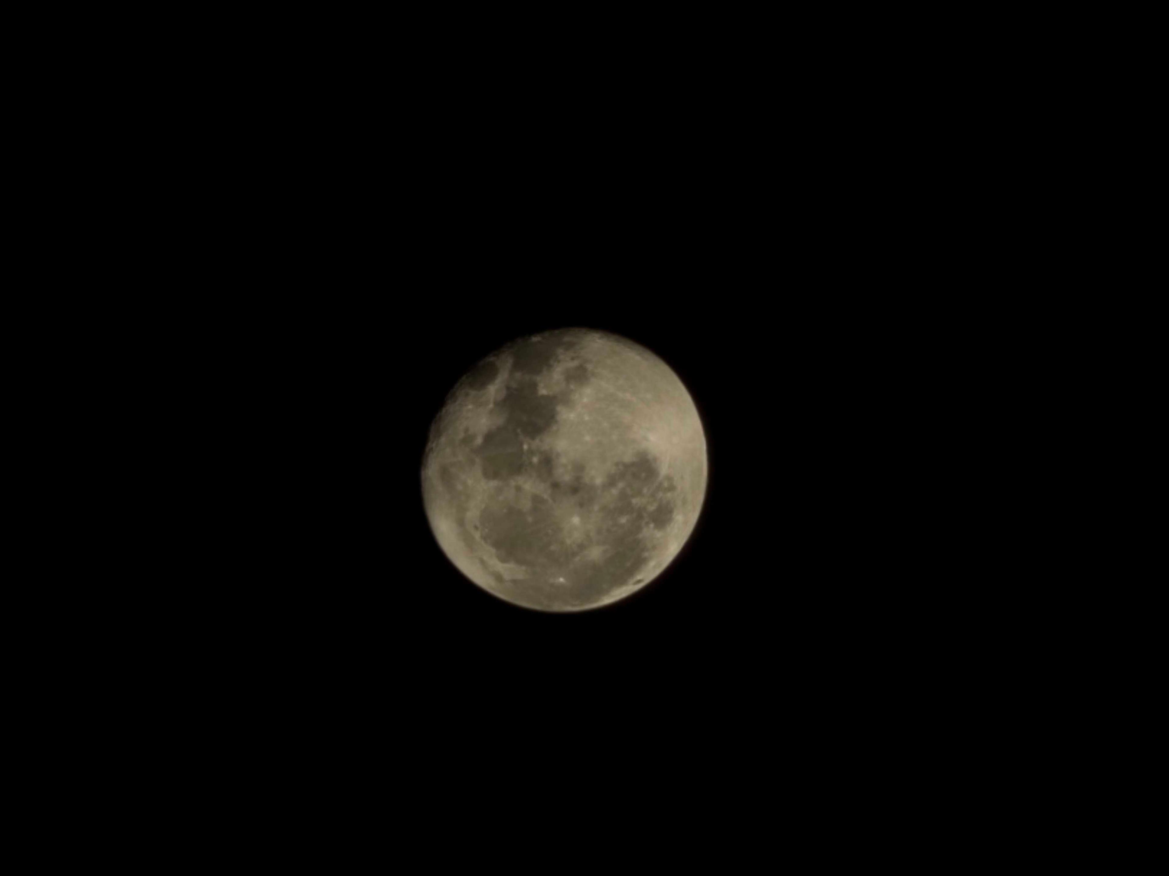 The Moon over Cambois, United Kingdom — full moon, Lunar Day 16