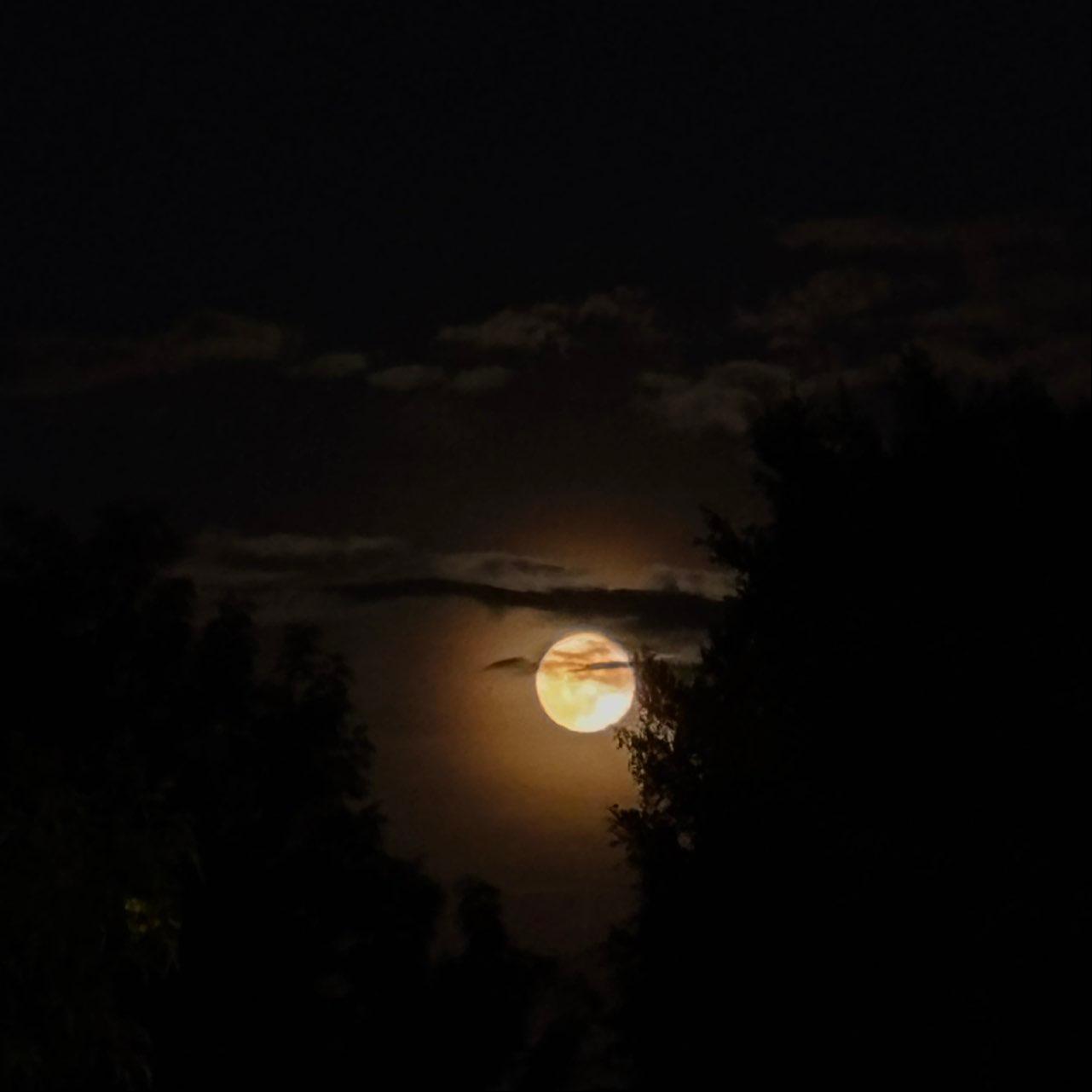 The Moon over Puebla de Zaragoza, México — full moon, Lunar Day 15