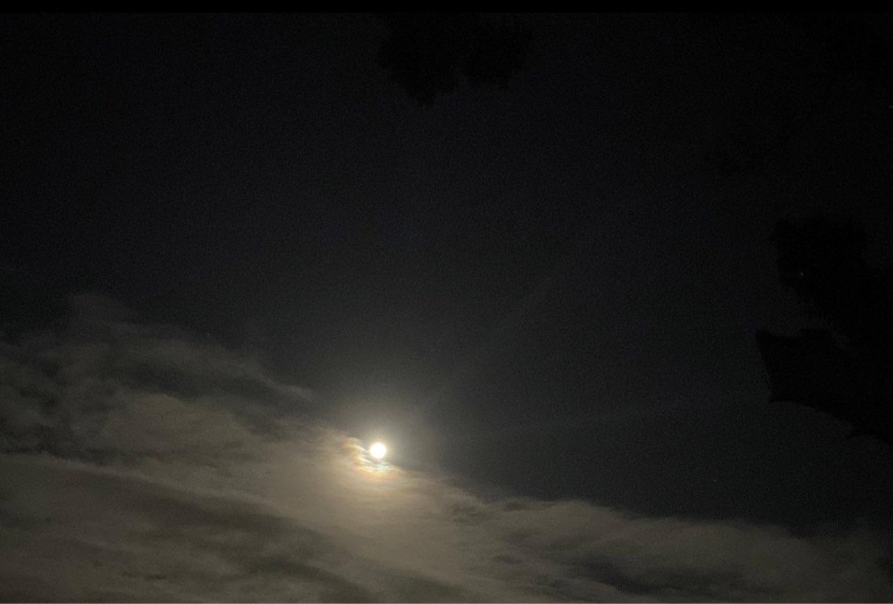 The Moon over Rye, Australia — full moon, Lunar Day 15