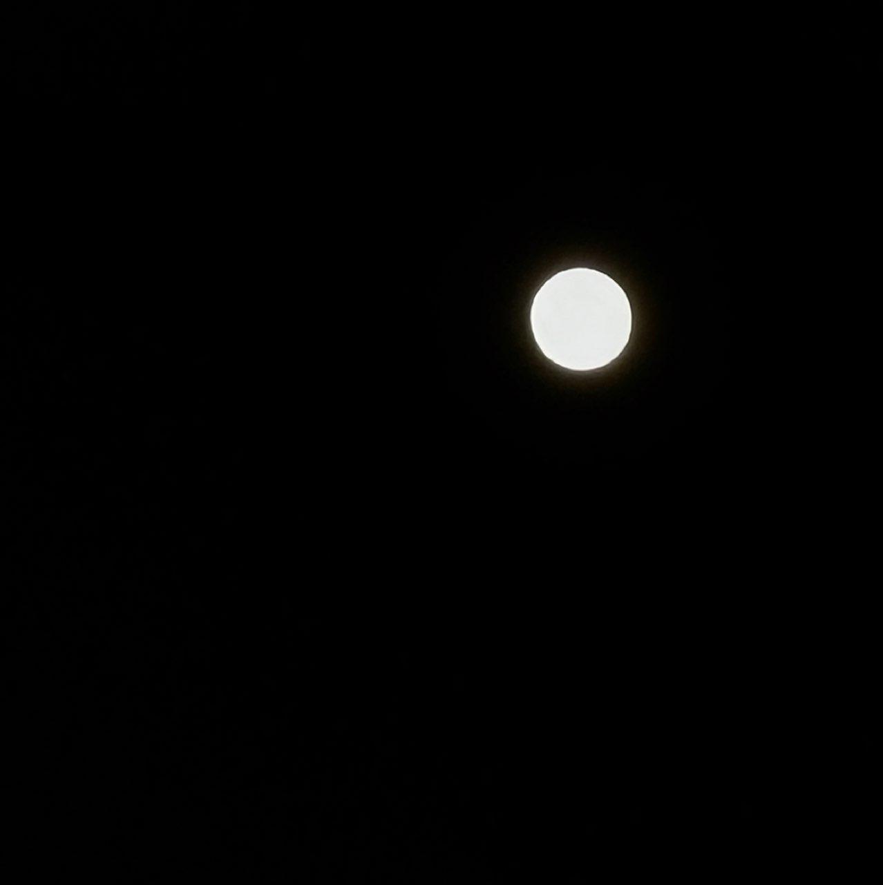 The Moon over Manchester, United Kingdom — full moon, Lunar Day 16