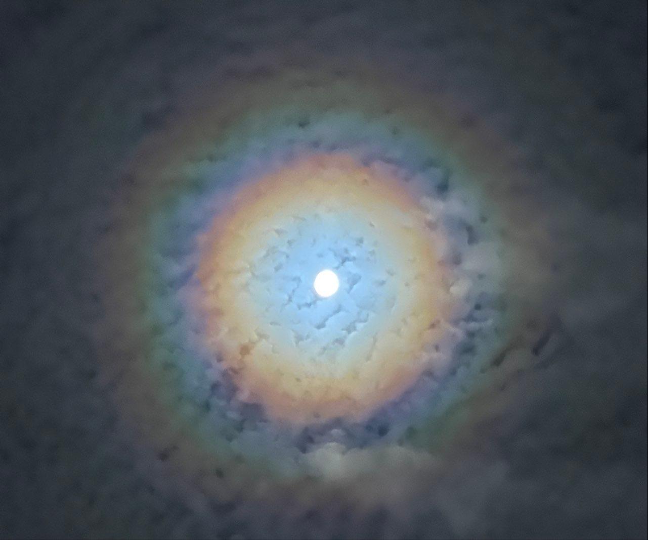 The Moon over Shepparton, Australia — full moon, Lunar Day 16