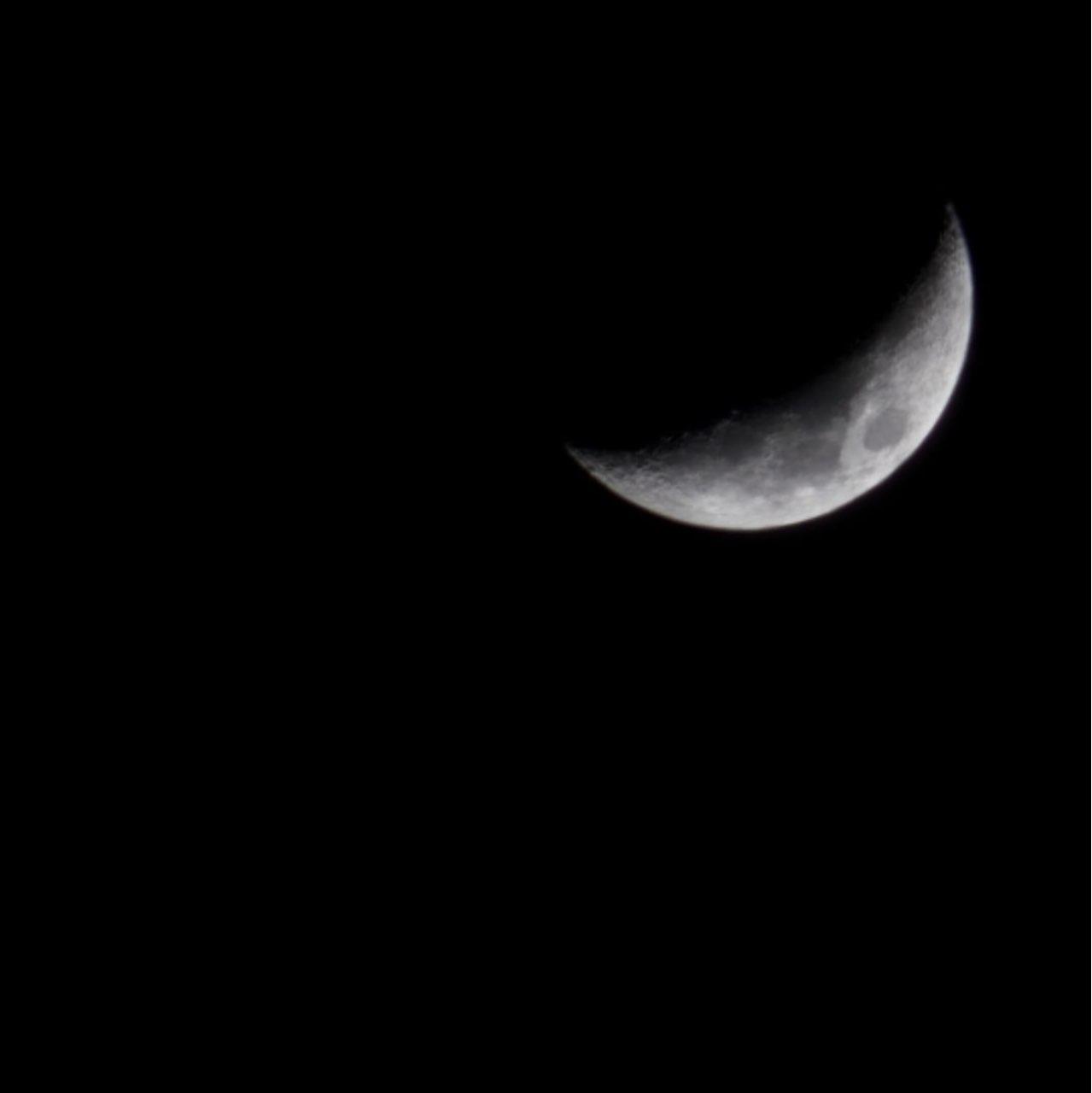 The Moon over Toa Alta, Estados Unidos — first quarter, Lunar Day 7