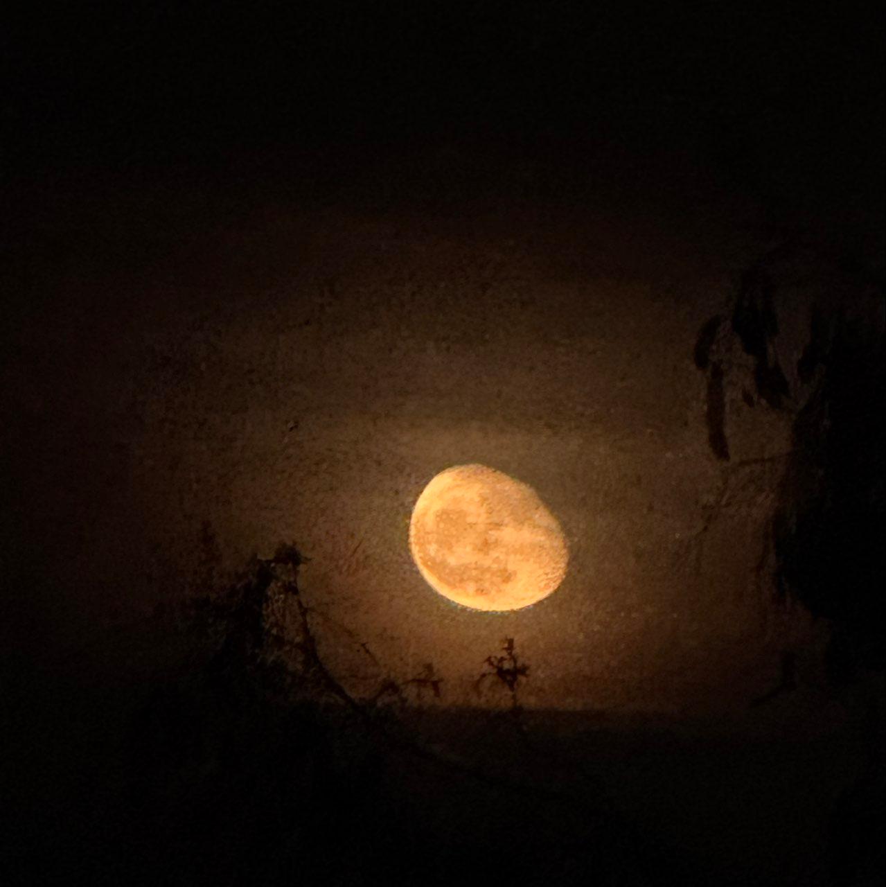 The Moon over London, United Kingdom — waning gibbous, Lunar Day 19