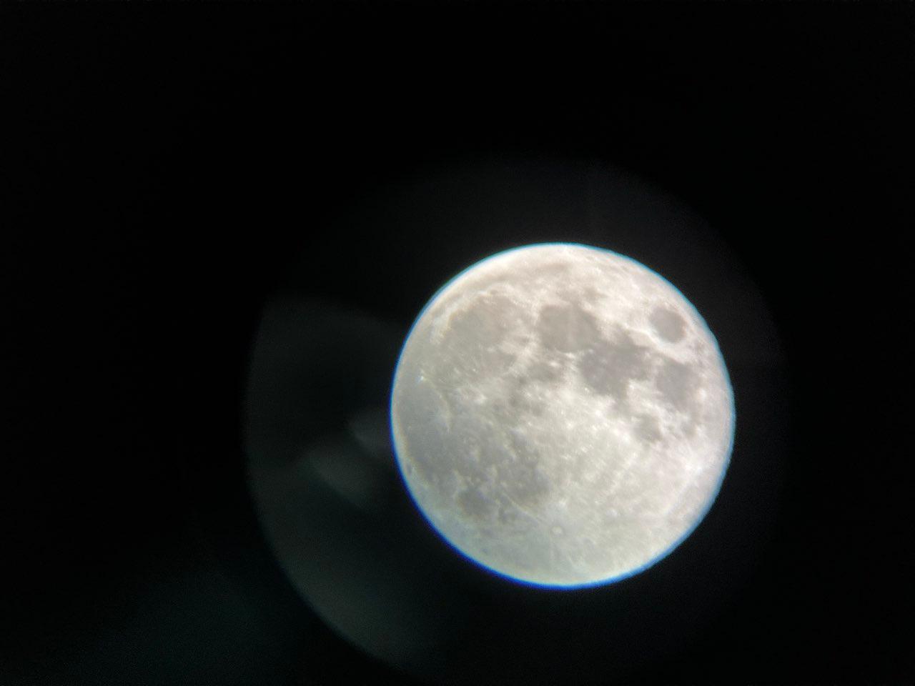 The Moon over Ottawa, Canada — full moon, Lunar Day 16